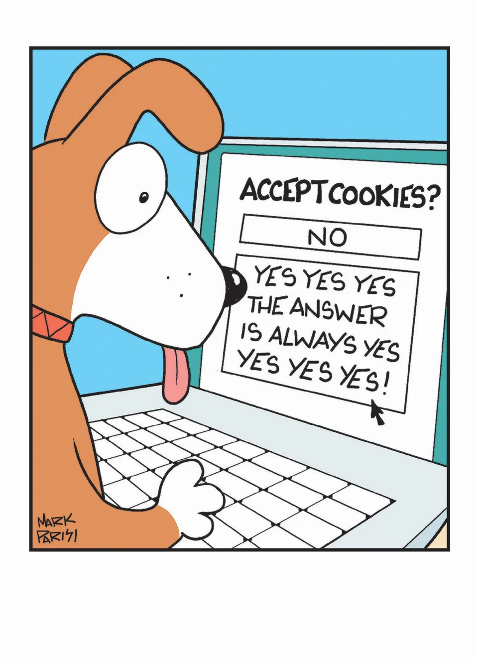 otter-house-off-the-mark-cookies-grusskarte-hund-comic image 1
