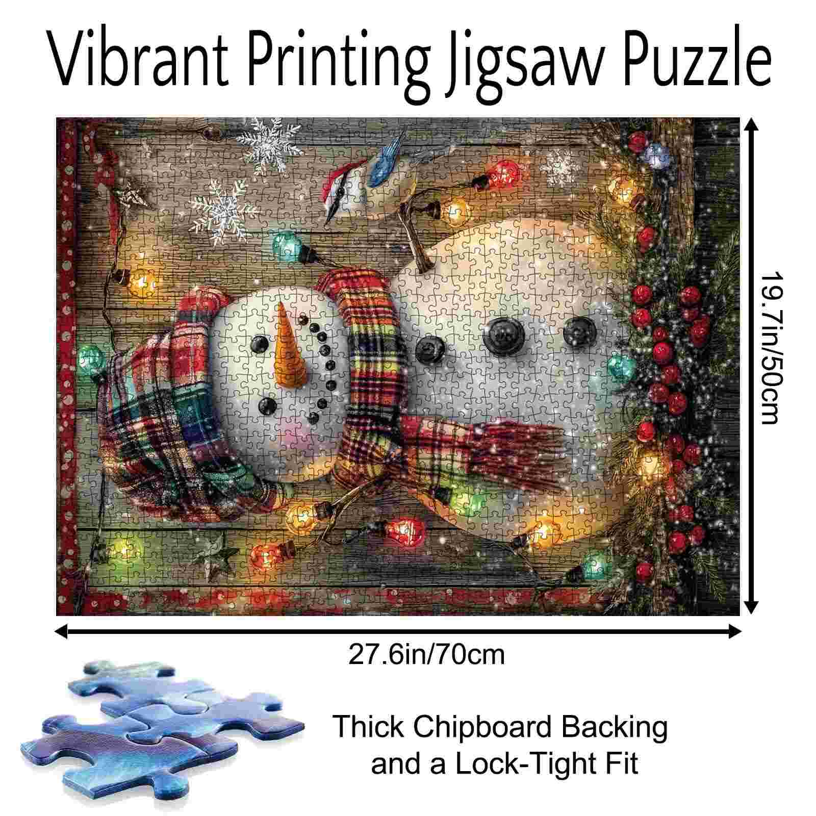 tucocoo-festive-snowman-lights-puzzle-1000-teile-weihnachten image 5