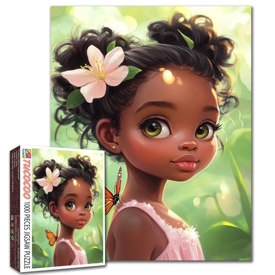 tucocoo-little-garden-dream-girl-puzzle-1000-teile-garten image 1