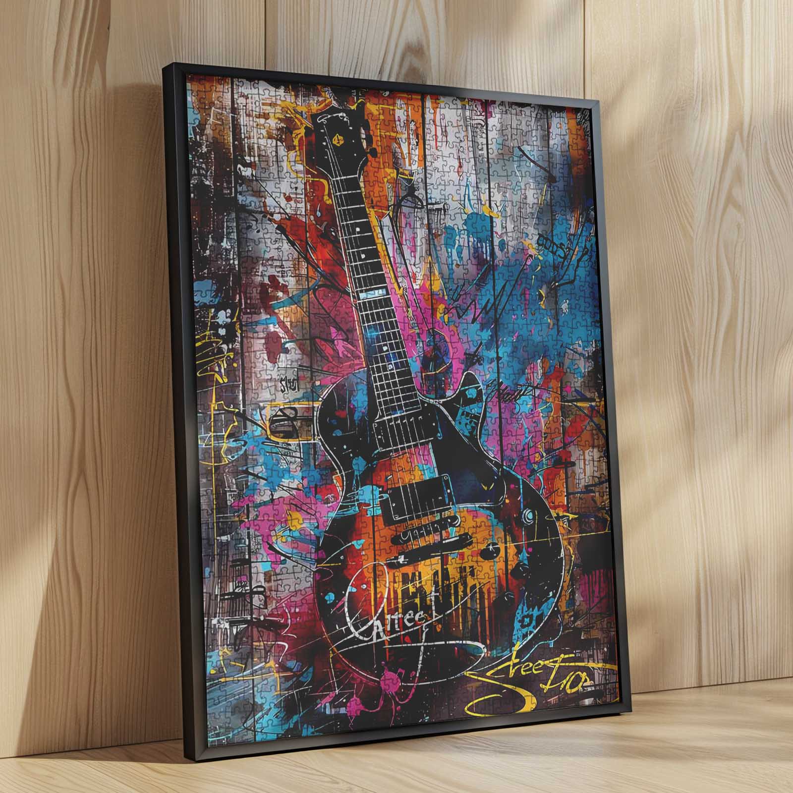 tucocoo-graffiti-guitar-puzzle-1000-teile-gitarre image 4