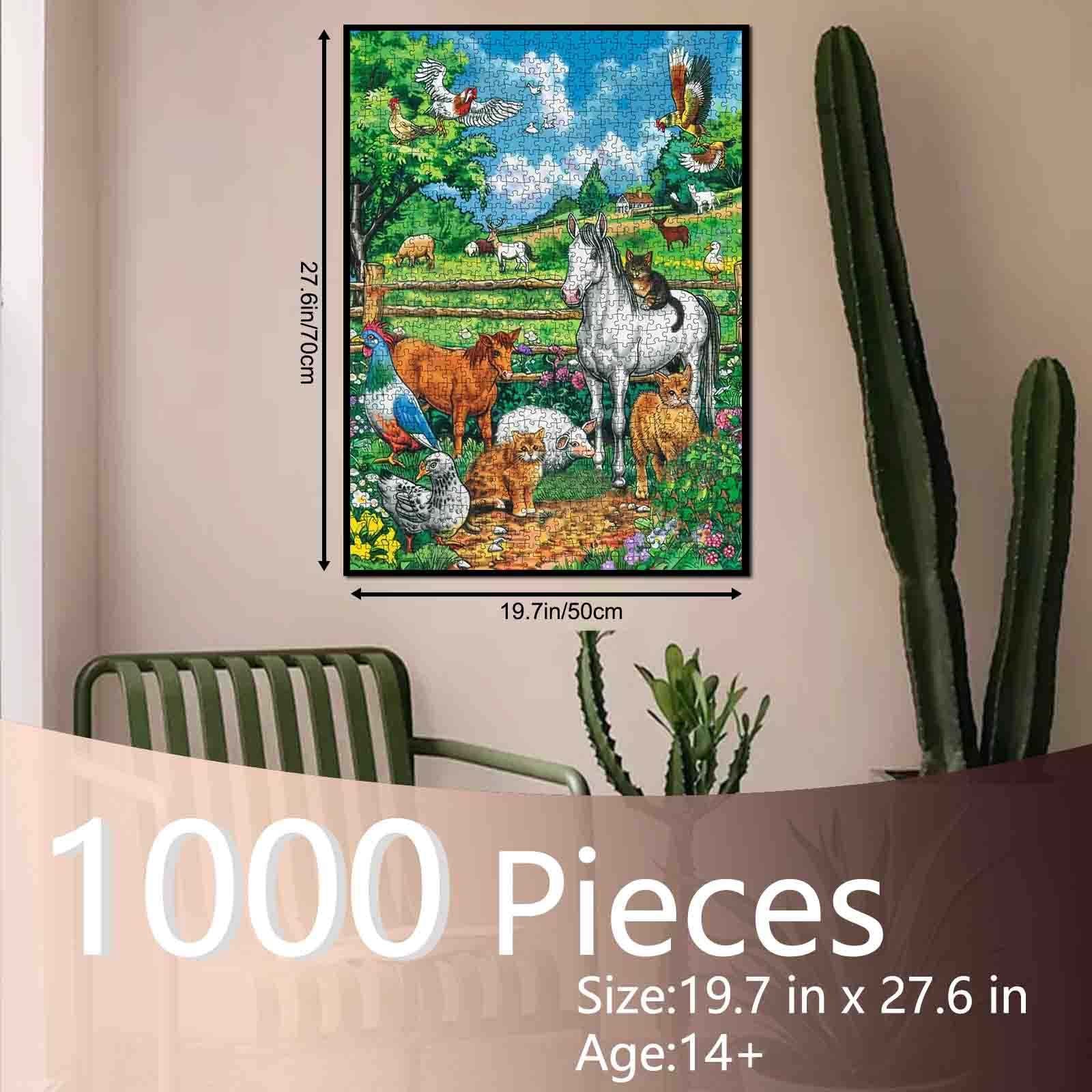 tucocoo-jigsaw-puzzles-peaceful-farm-morning-puzzle-1000-teile-bauernhof image 5