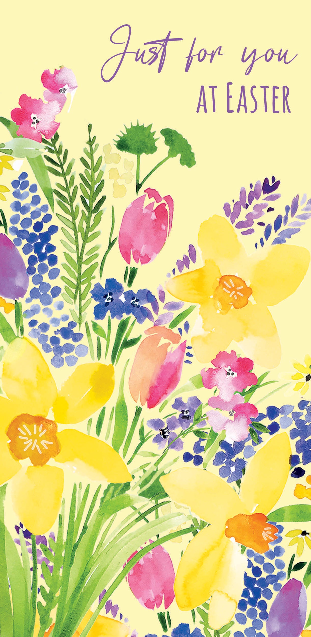 otter-house-easter-watercolour-floral-osterkarte-blumen image 1