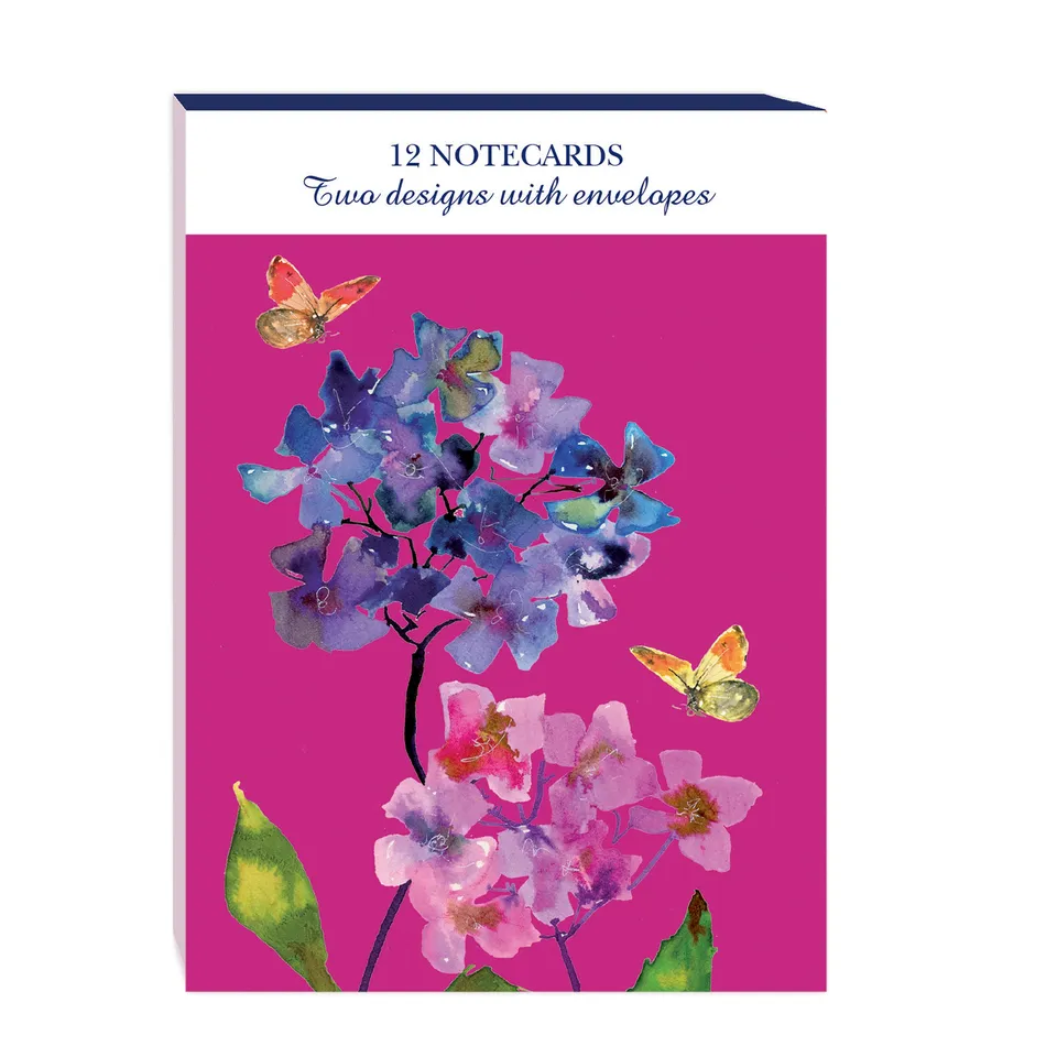 otter-house-watercolour-floral-notizkarten-12er-set-blumen image 1