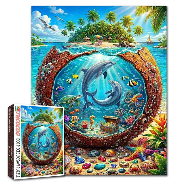 tucocoo-tropical-ocean-world-puzzle-1000-teile-meer image 1