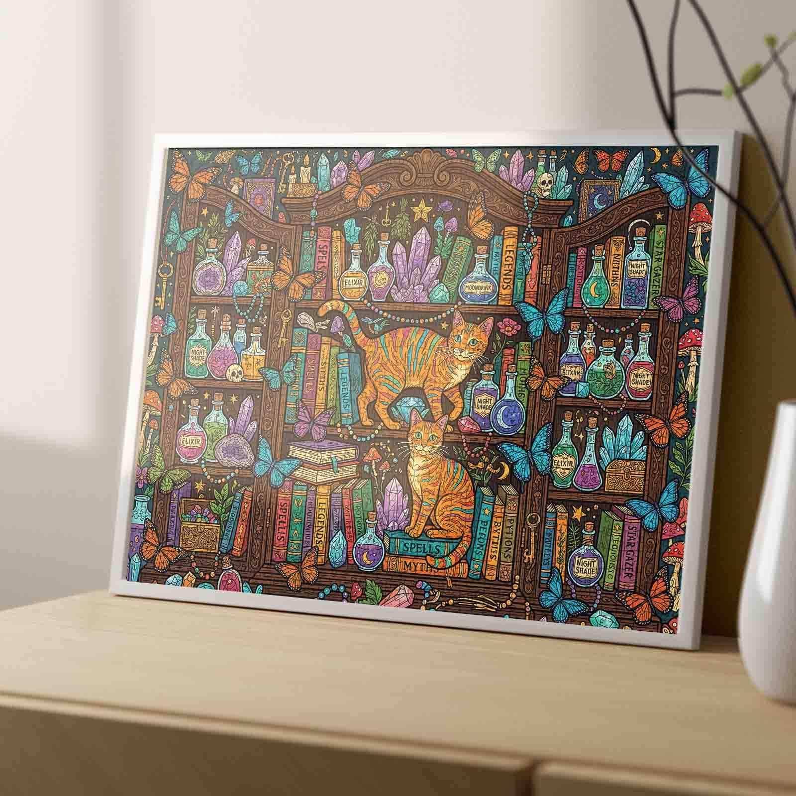 tucocoo-enchanted-cat-apothecary-puzzle-1000-teile-katzenmotiv image 4