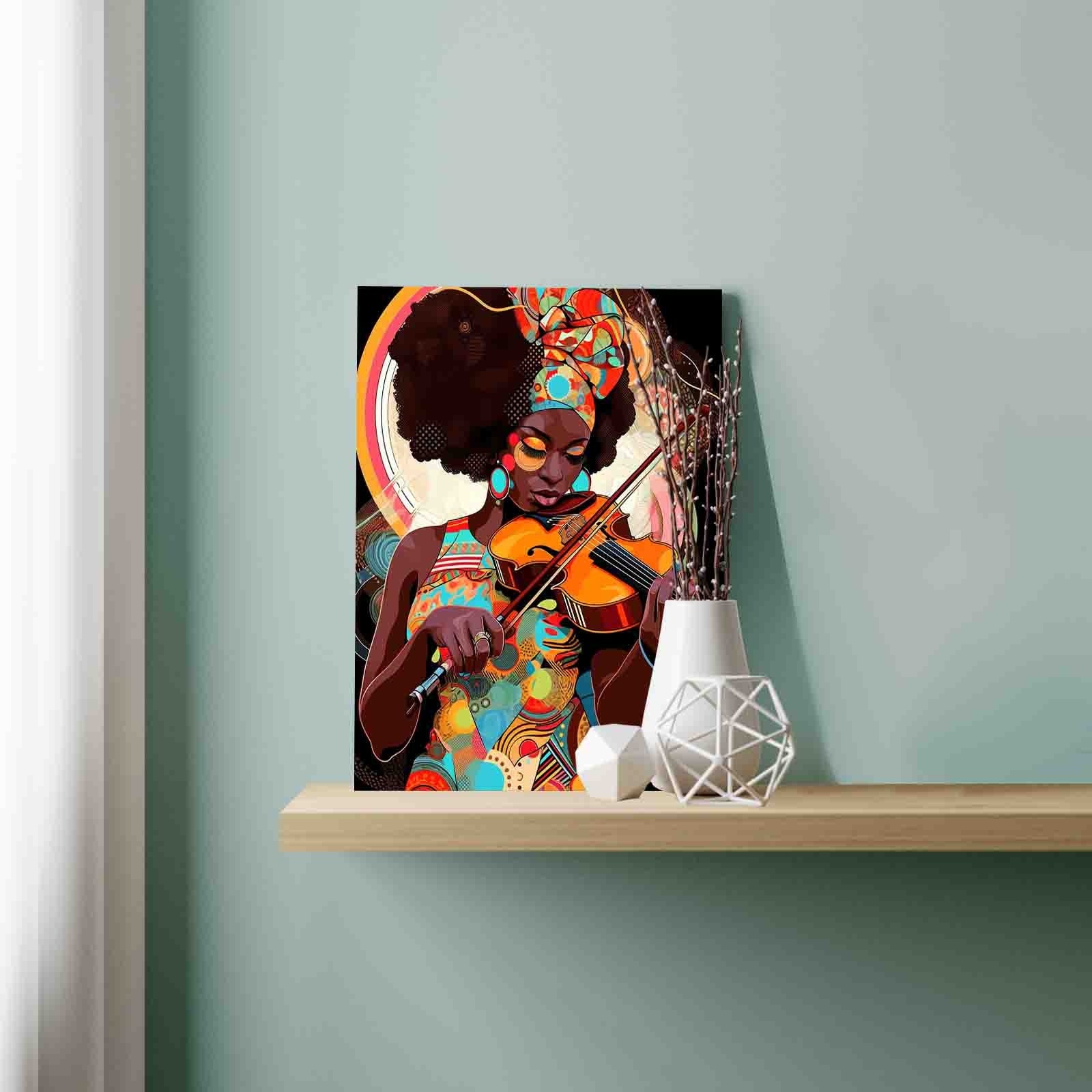 tucocoo-paint-by-numbers-afro-violinistin-malset-40x50-ohne-rahmen image 3