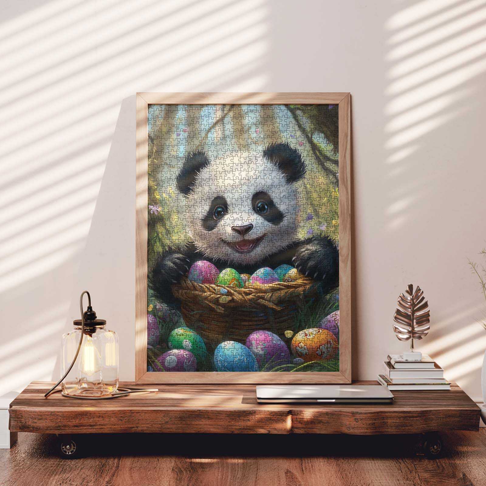 tucocoo-panda-easter-eggs-puzzle-1000-teile-ostern image 3