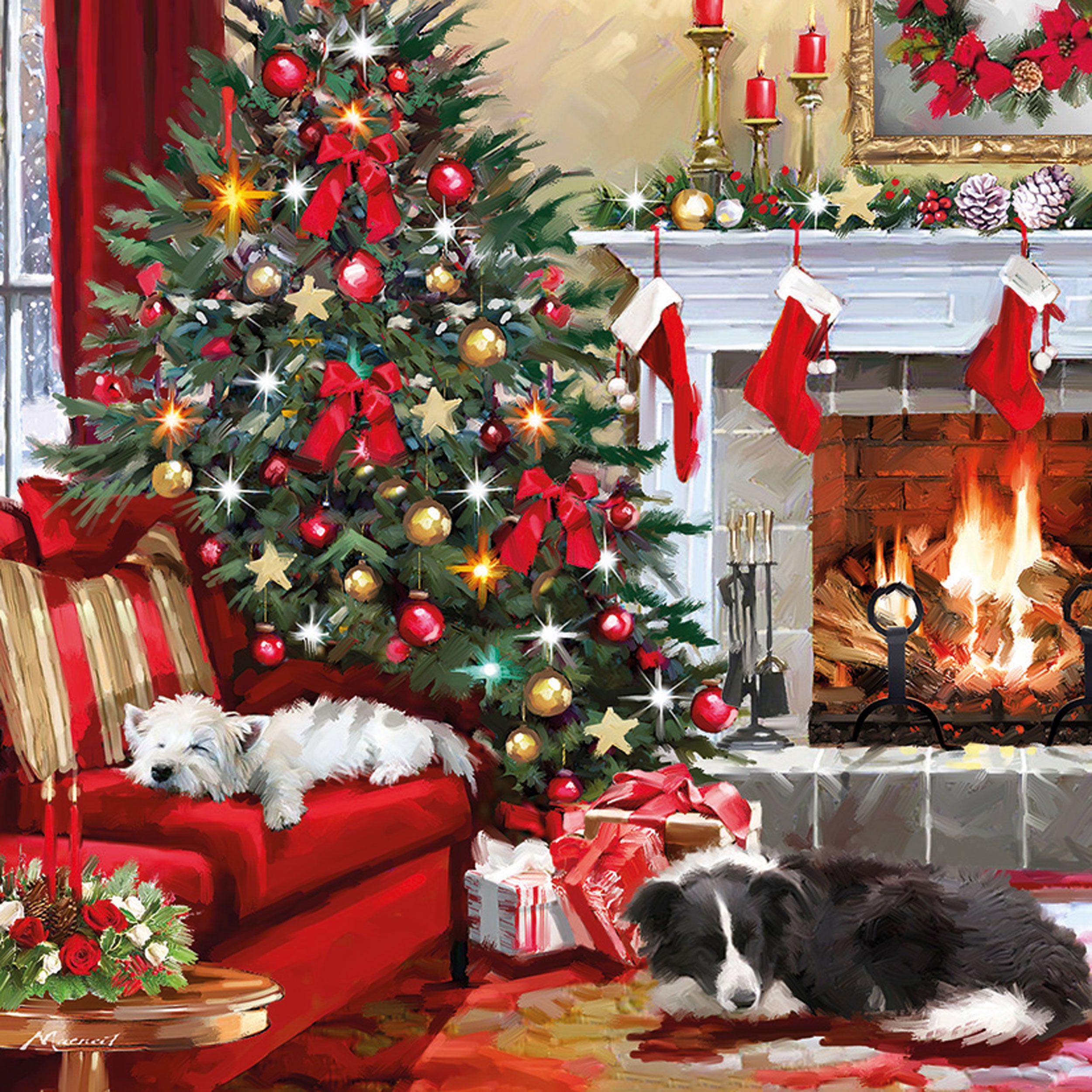 otter-house-it-s-warm-inside-weihnachtskarten-set-sortiert image 2