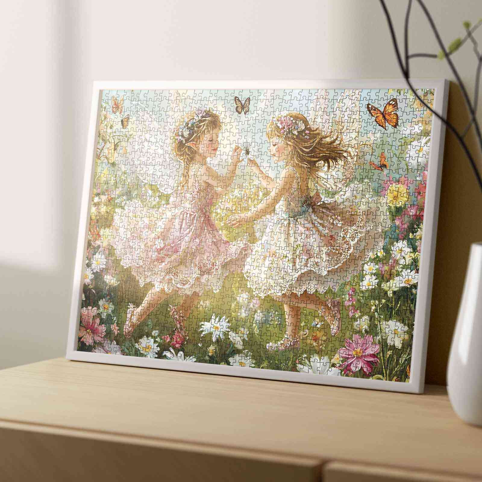tucocoo-fairy-girls-dancing-flower-field-puzzle-1000-teile image 4