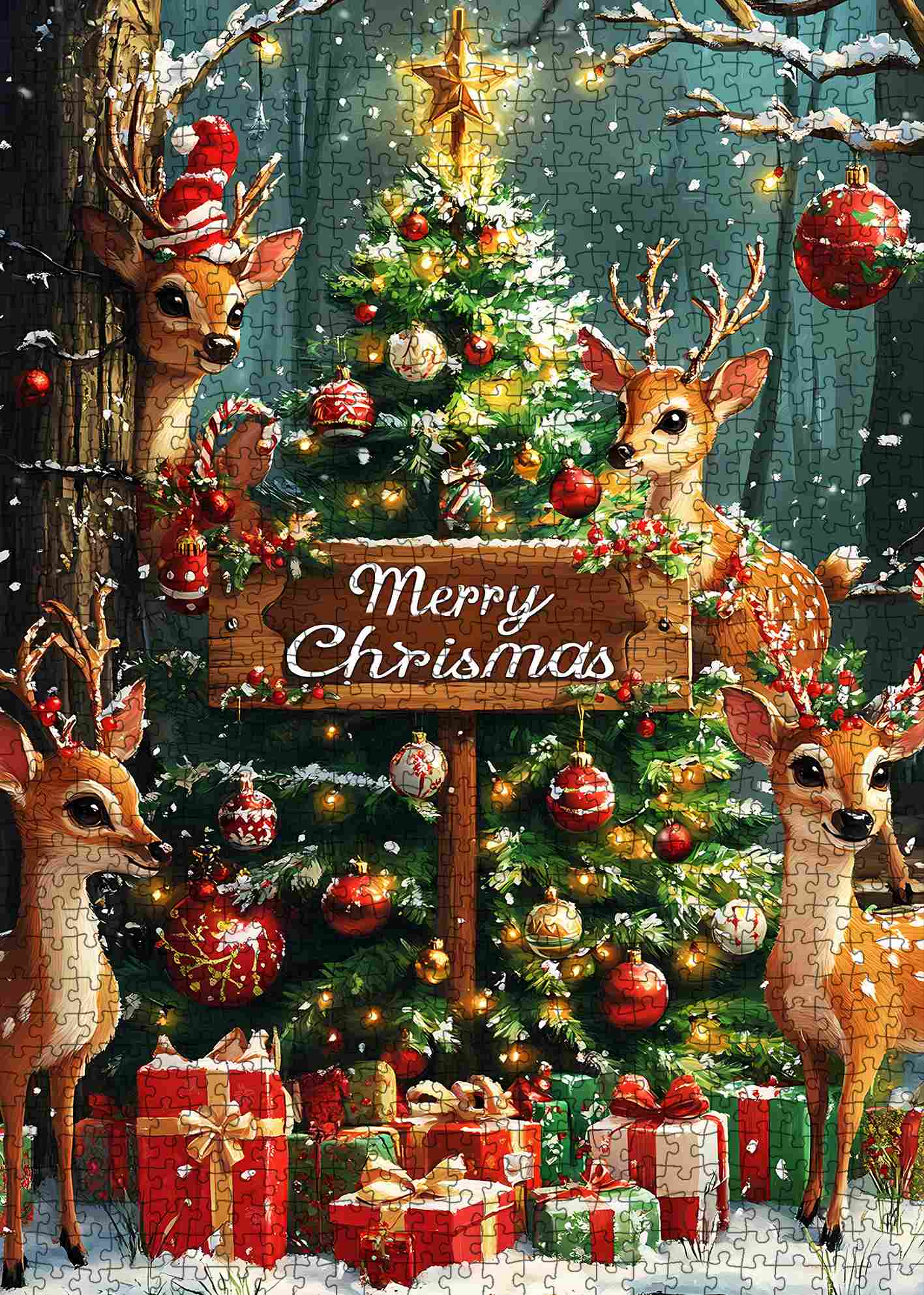 tucocoo-magical-reindeer-christmas-eve-puzzle-1000-teile image 2