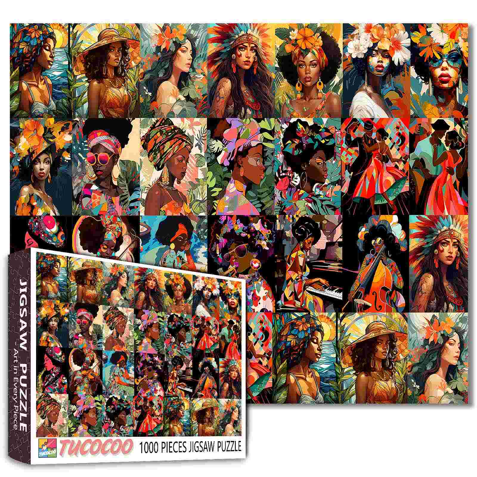 tucocoo-african-beauty-portraits-puzzle-1000-teile-portrait image 1