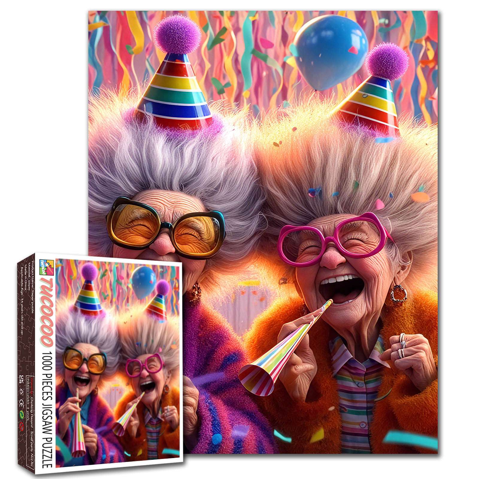 tucocoo-golden-girls-birthday-bash-puzzle-1000-teile-party image 1