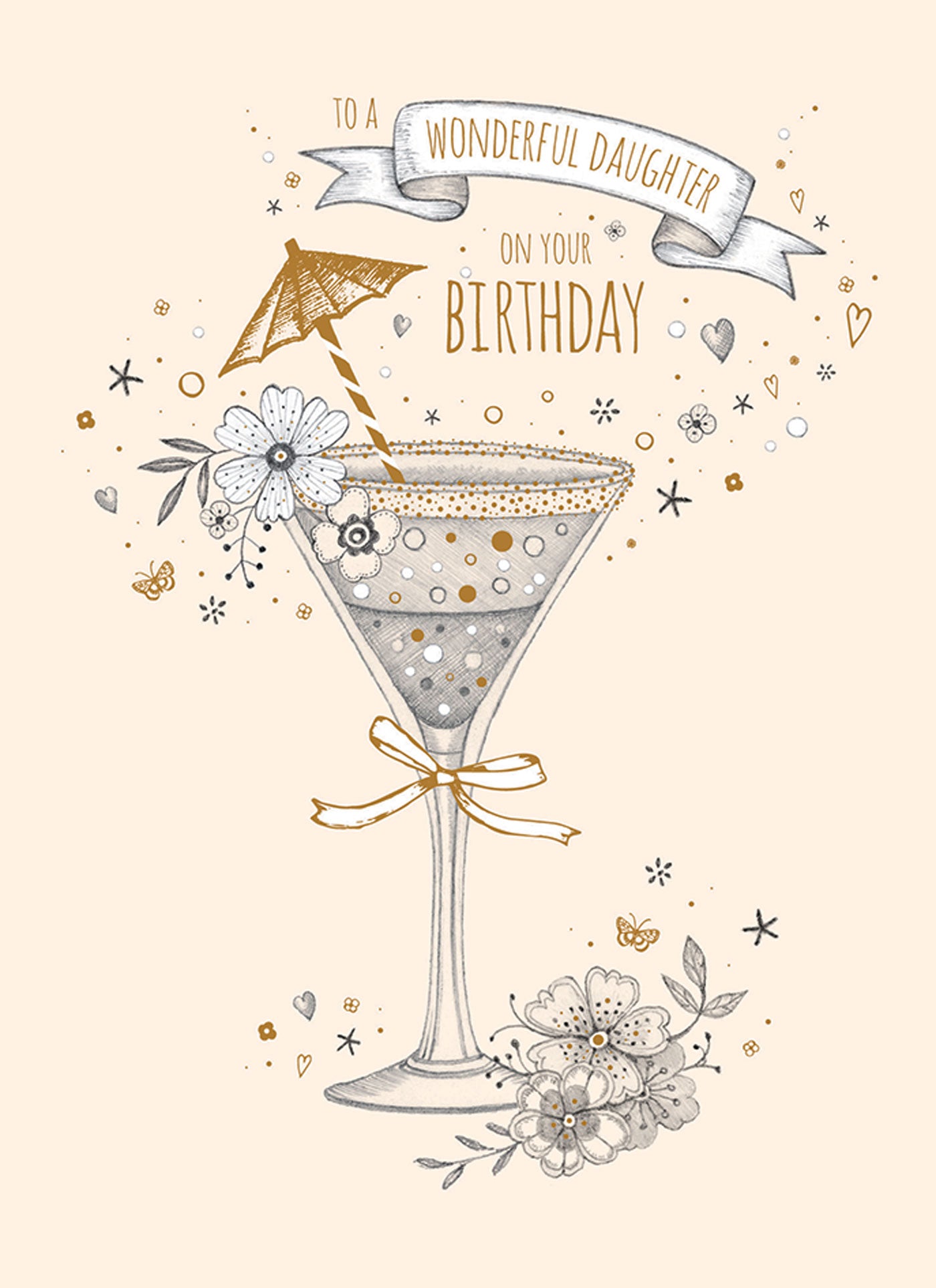 otter-house-family-circle-birthday-cocktail-geburtstagskarte-tochter image 1