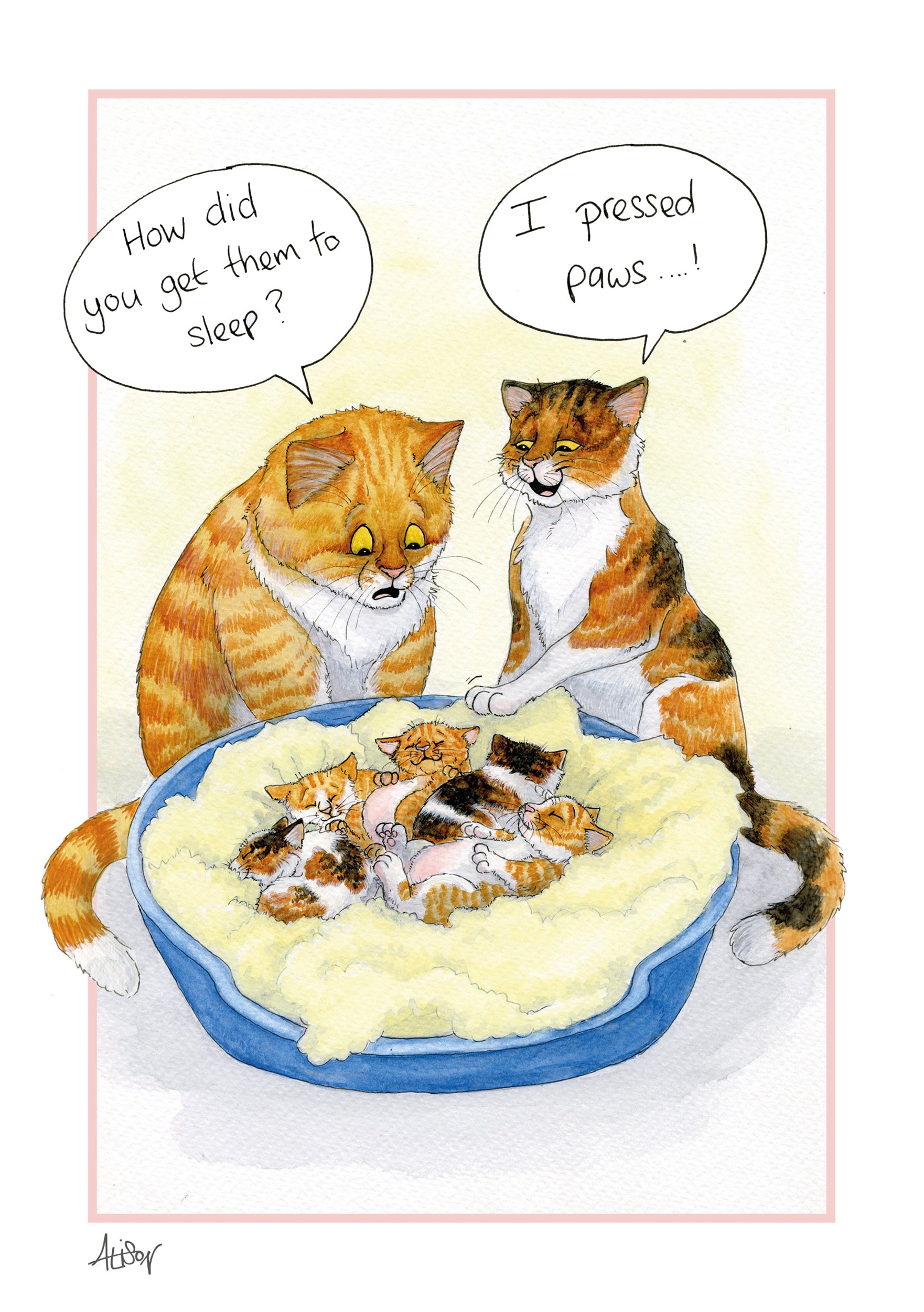 otter-house-alison-s-animals-i-pressed-paws-gru-karte image 1