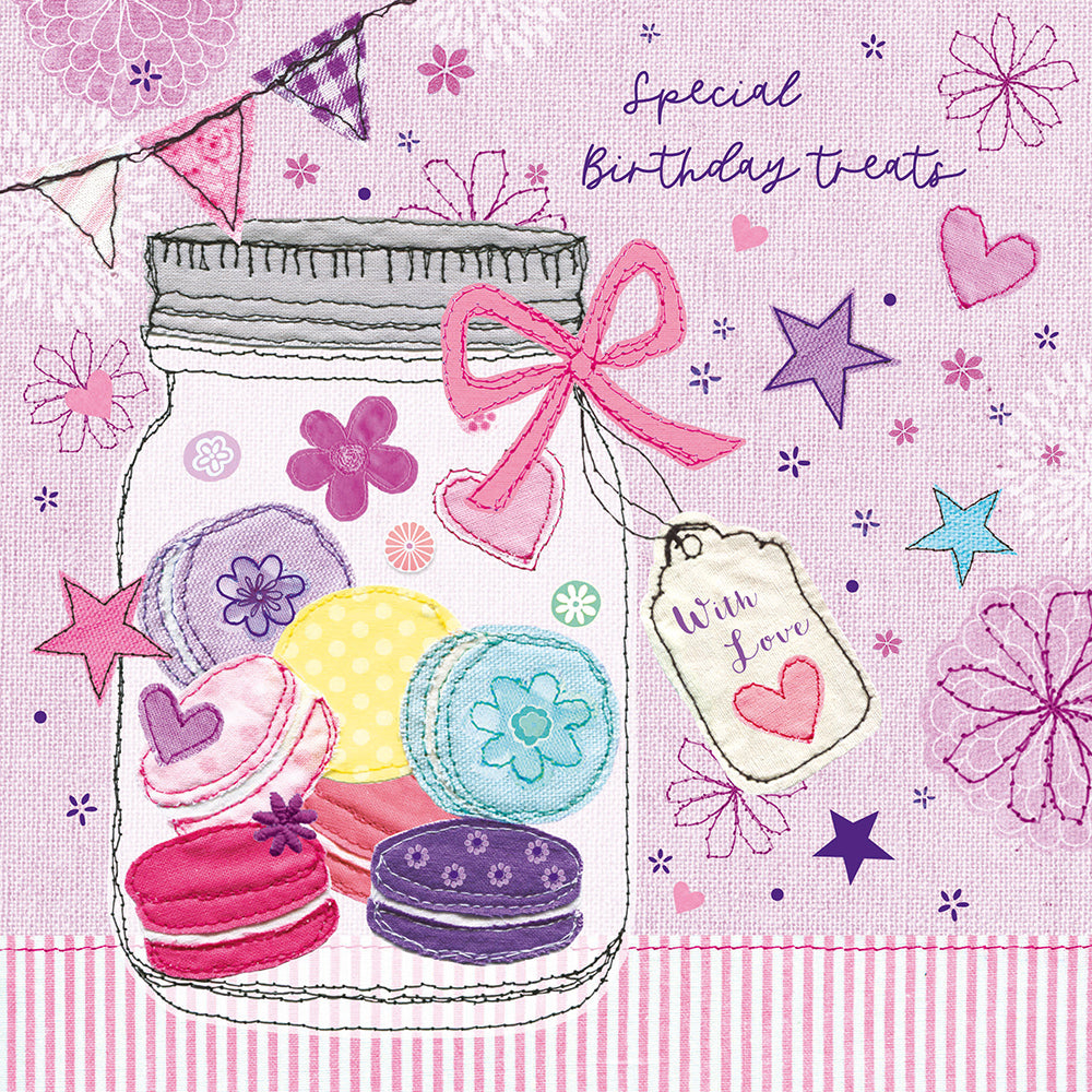 otter-house-sewing-box-treat-jar-gru-karte-geburtstag-umweltfreundlich image 1