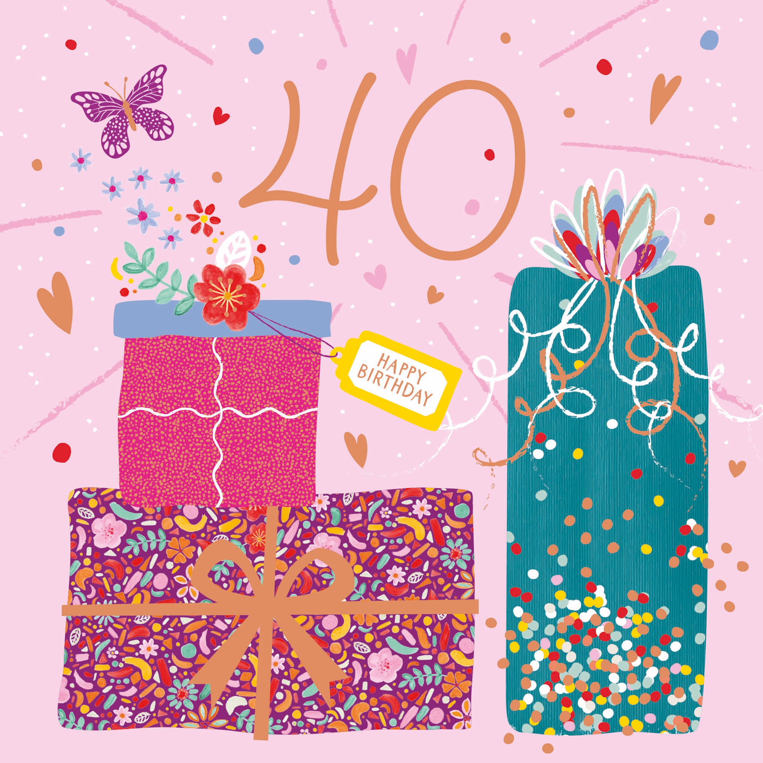 otter-house-age-to-celebrate-geburtstagskarte-40-presents image 1