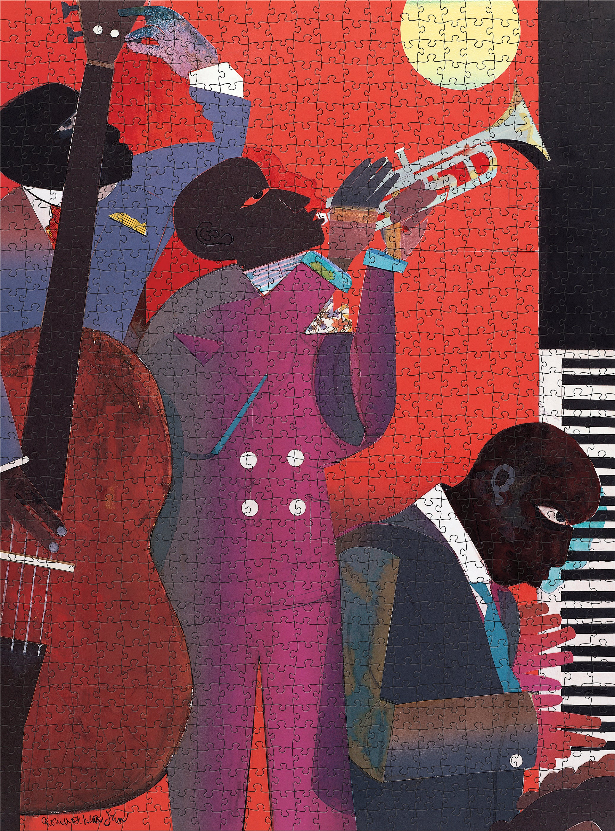 pomegranate-romare-bearden-up-at-minton-s-puzzle-1000-teile-jazz image 2
