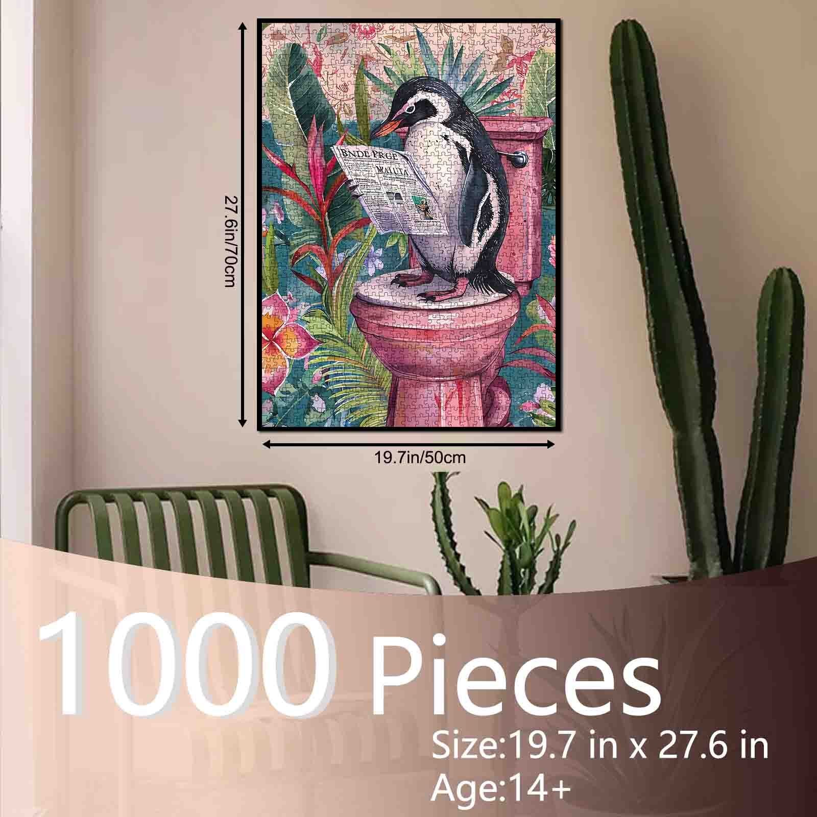 tucocoo-toilet-penguin-news-puzzle-1000-teile-tiere image 5