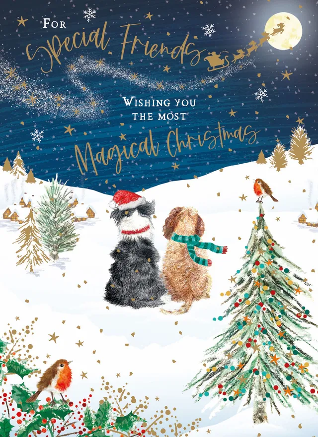 otter-house-special-friends-weihnachtskarte-einzeln-hunde image 1