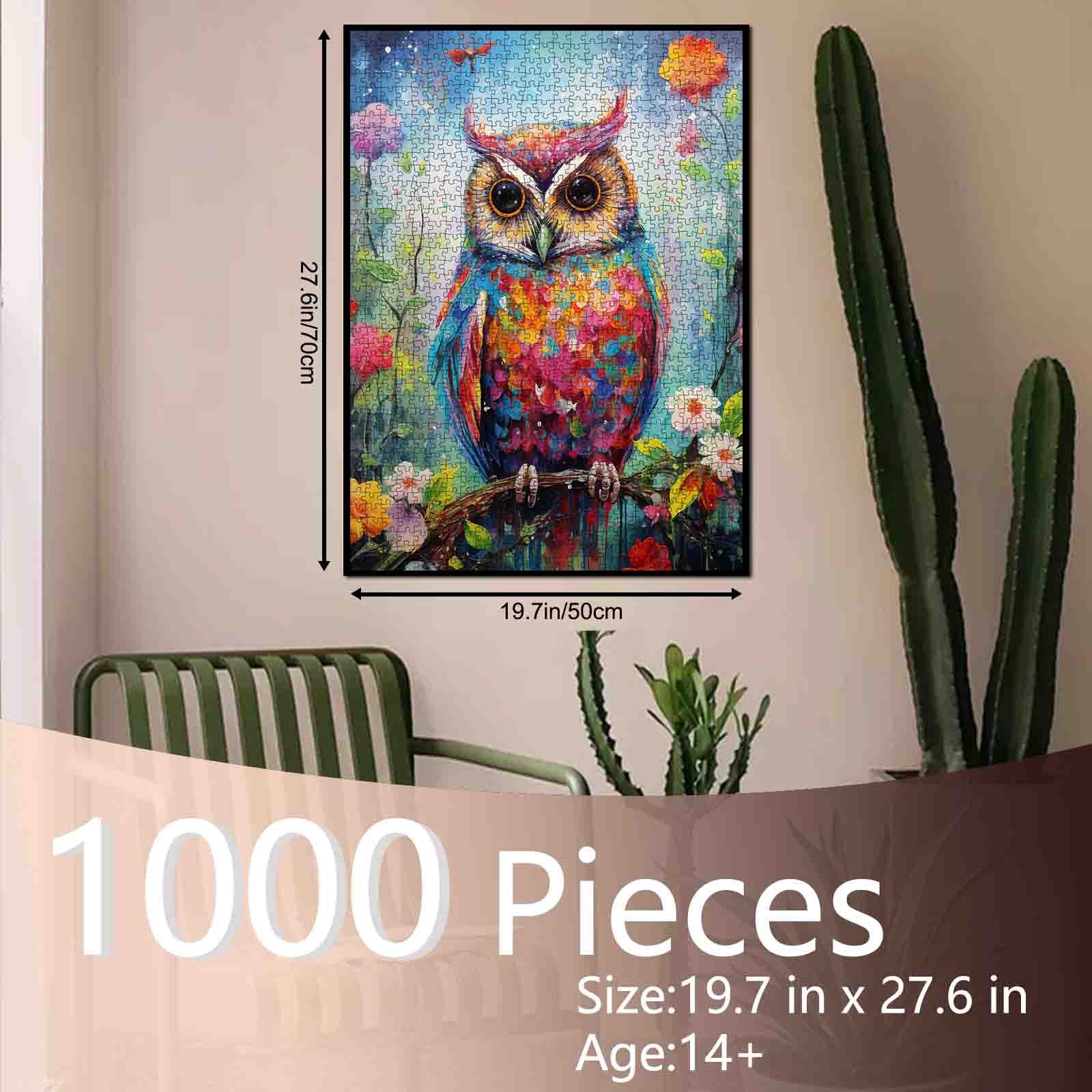 tucocoo-rainbow-owl-puzzle-1000-teile-bunte-eule image 5