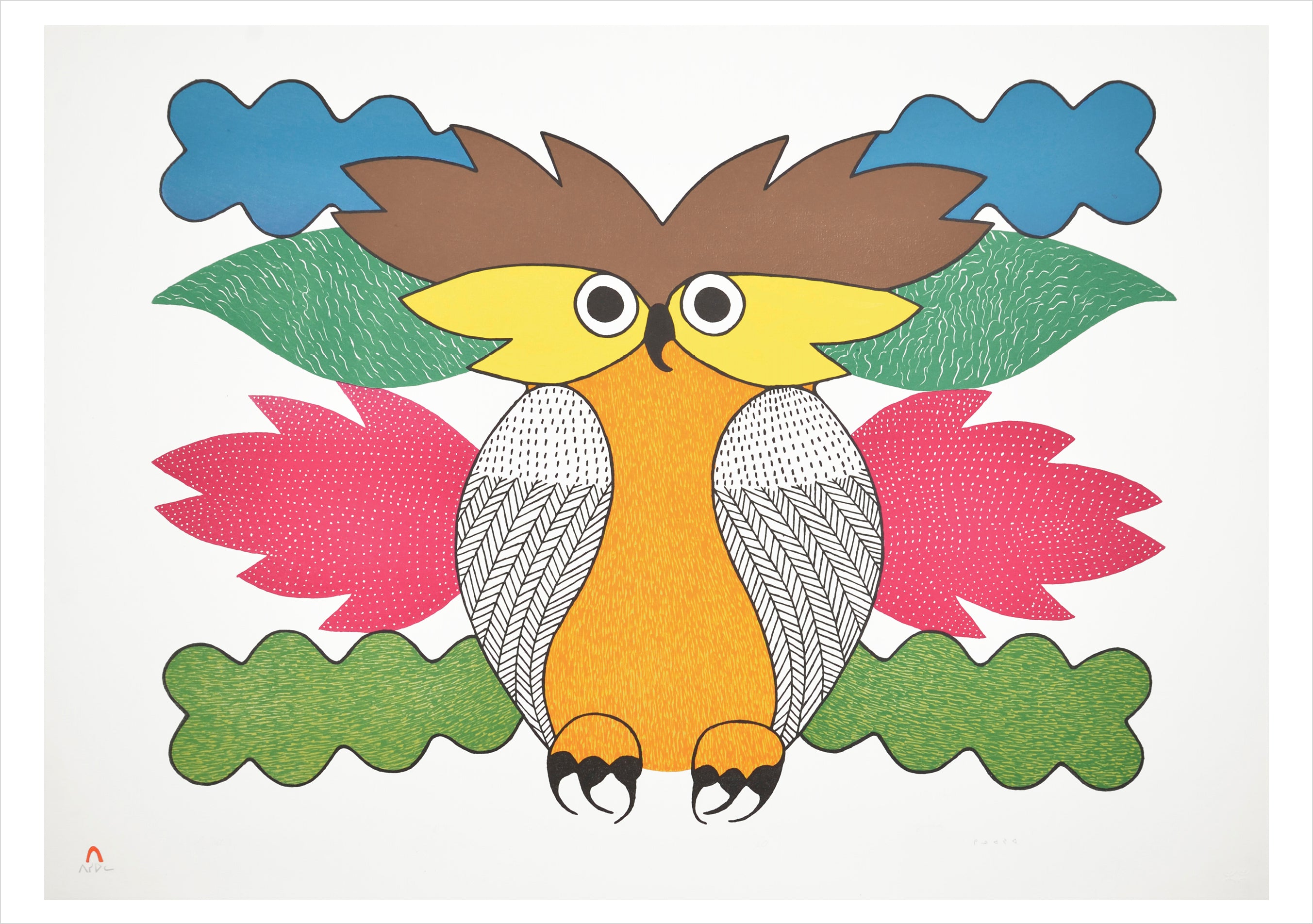 pomegranate-birds-of-cape-dorset-klappkarten-box-20-st-ck image 3