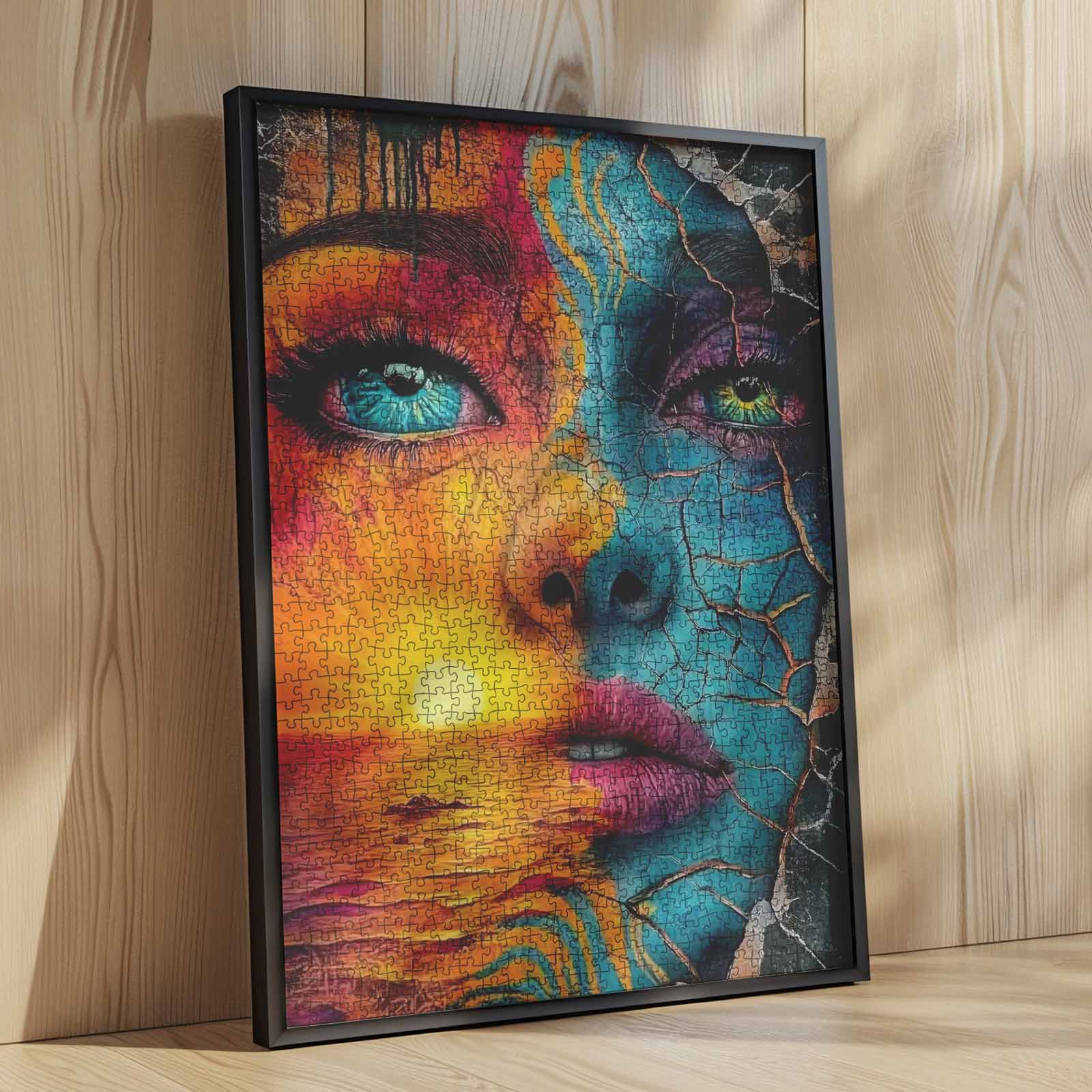 tucocoo-dual-nature-graffiti-puzzle-1000-teile-frau image 4