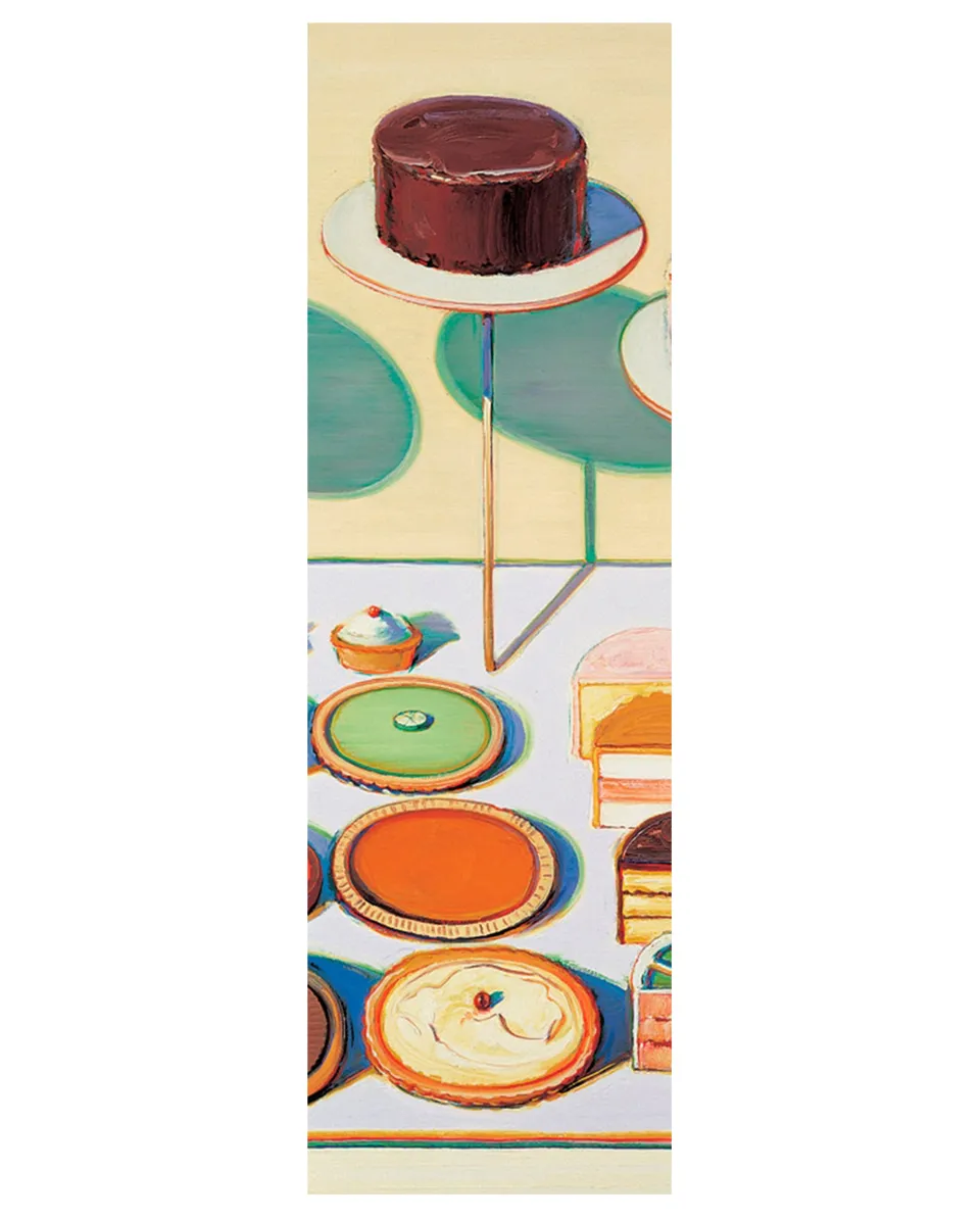 pomegranate-bookmarks-wayne-thiebaud-cakes-and-pies-lesezeichen-kuchenmotiv image 1