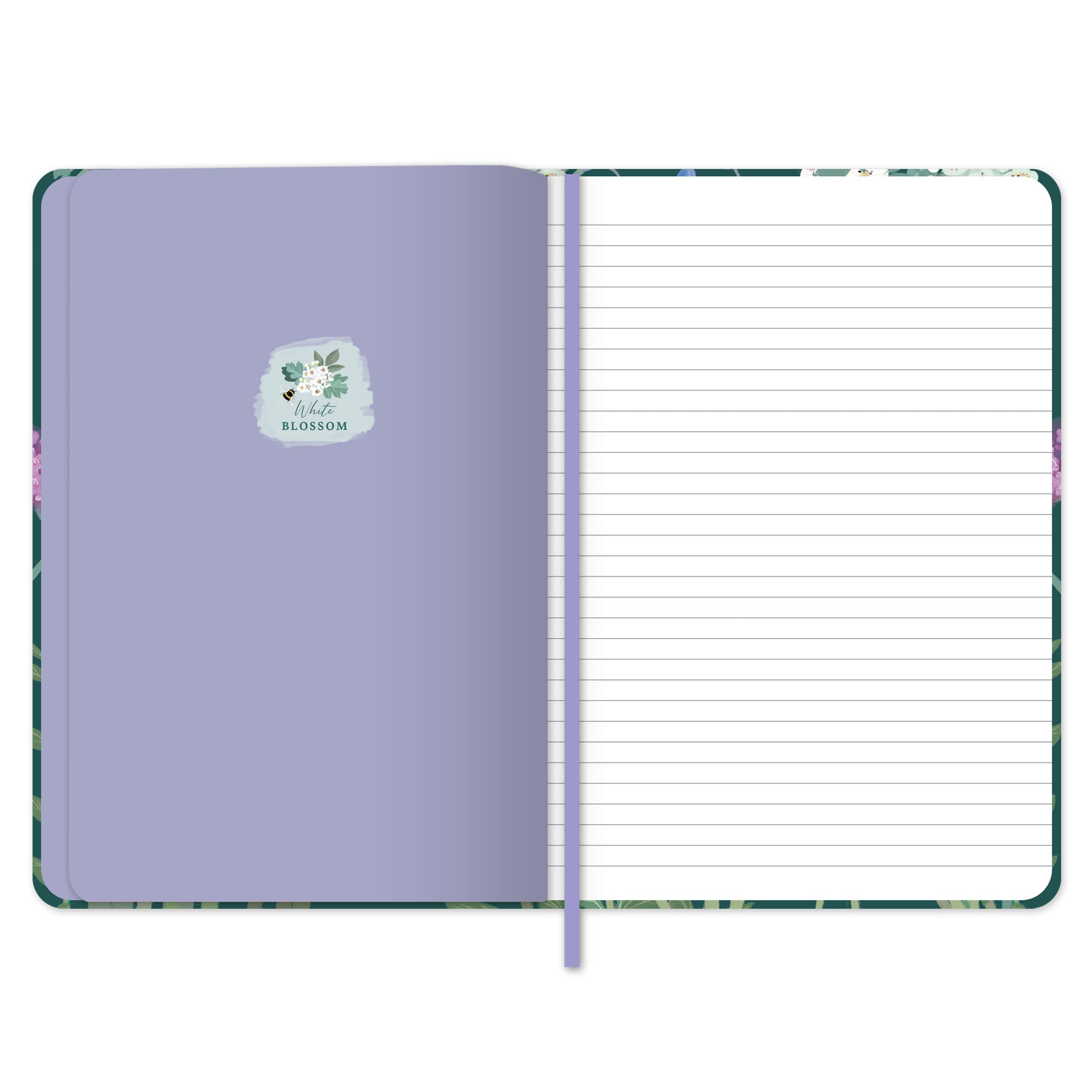 otter-house-rspb-white-blossom-notizbuch-bluebells image 2