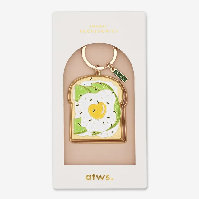all-the-ways-to-say-avocado-addict-schl-sselanh-nger-gold-emaille-49x57mm image 1