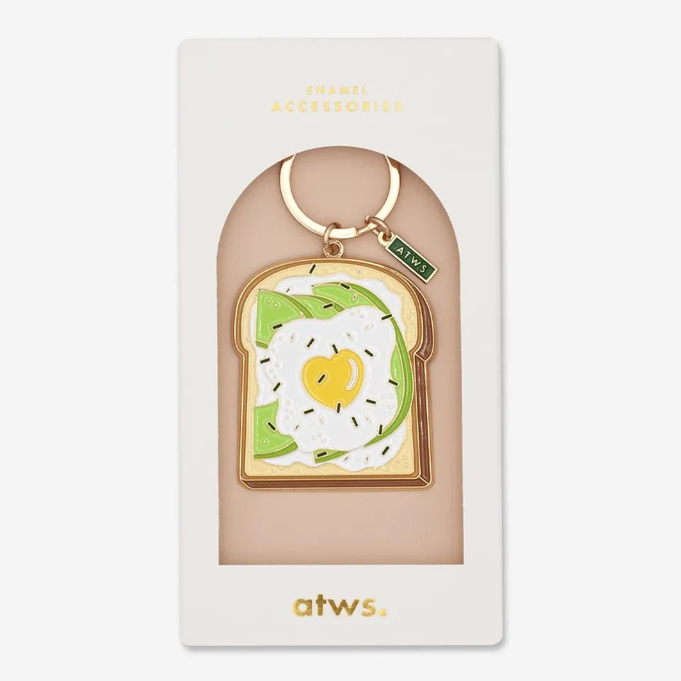 all-the-ways-to-say-avocado-addict-schl-sselanh-nger-gold-emaille-49x57mm image 1