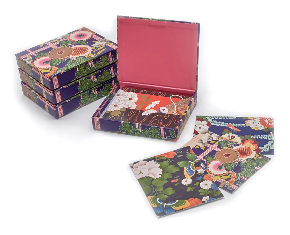 pomegranate-japanese-decorative-designs-gru-karten-set-mit-box image 1