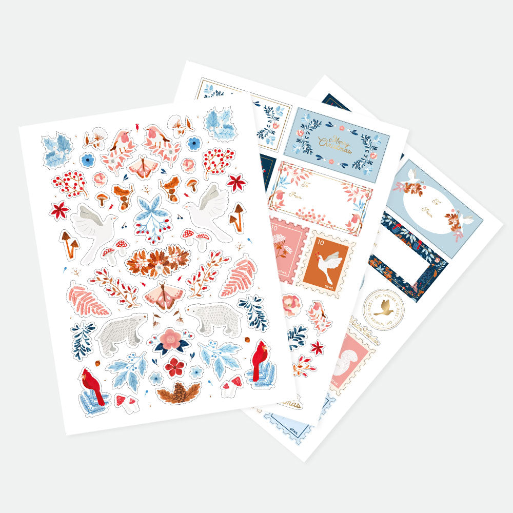all-the-ways-to-say-white-winter-sticker-3-bogen-110-stk image 1