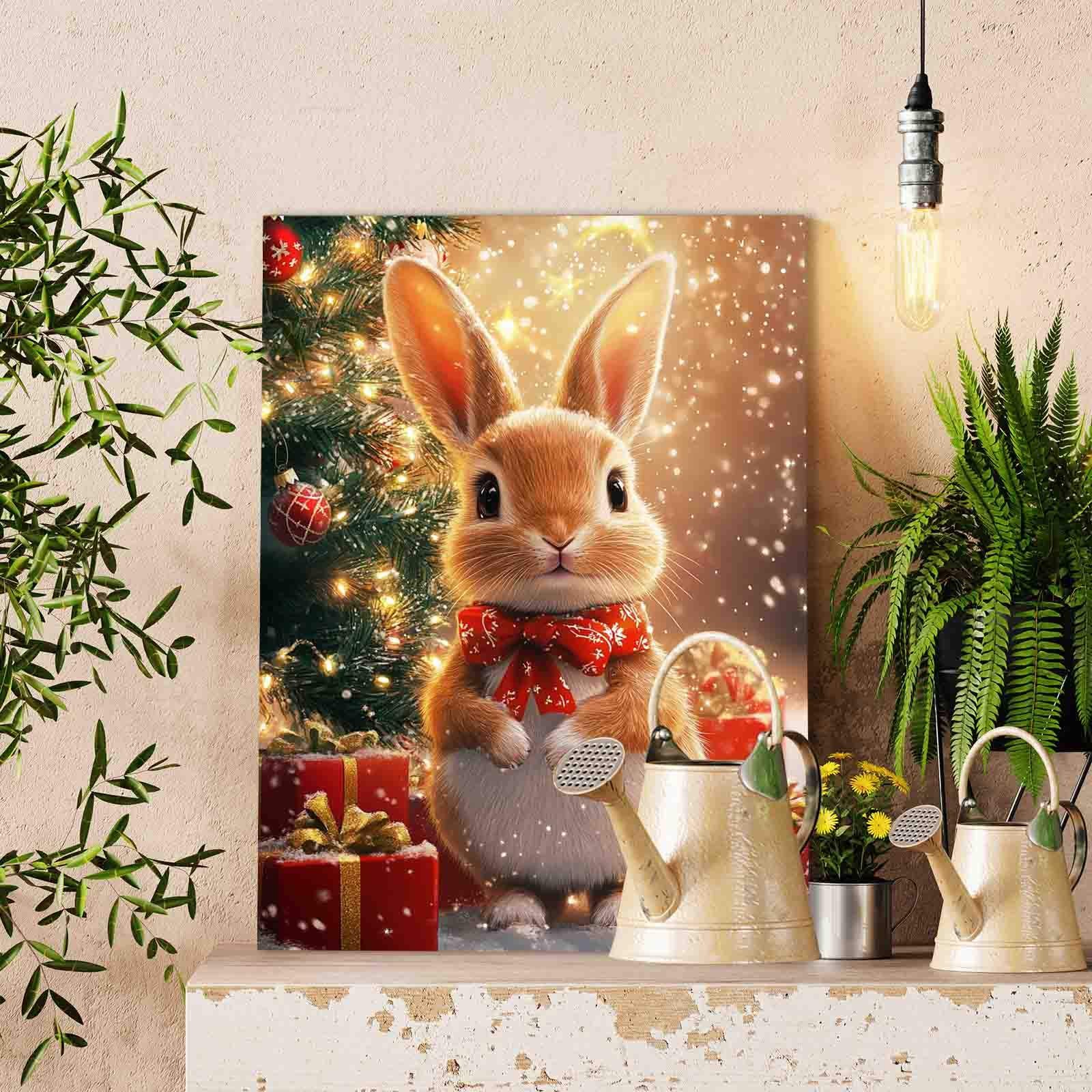 tucocoo-paint-by-numbers-christmas-bunny-bild-40x50-hase image 2