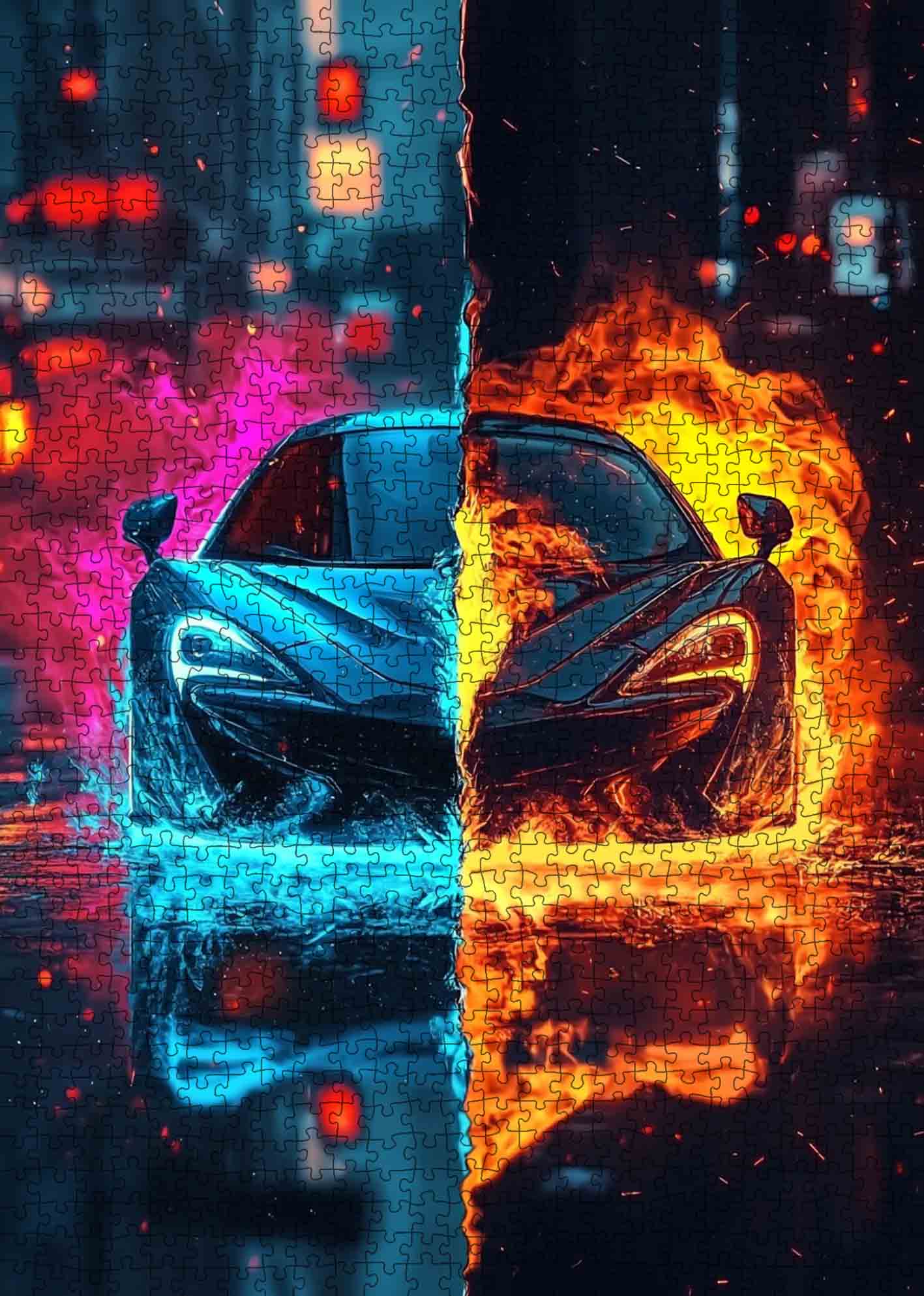 tucocoo-fire-and-ice-supercar-puzzle-1000-teile-auto image 2