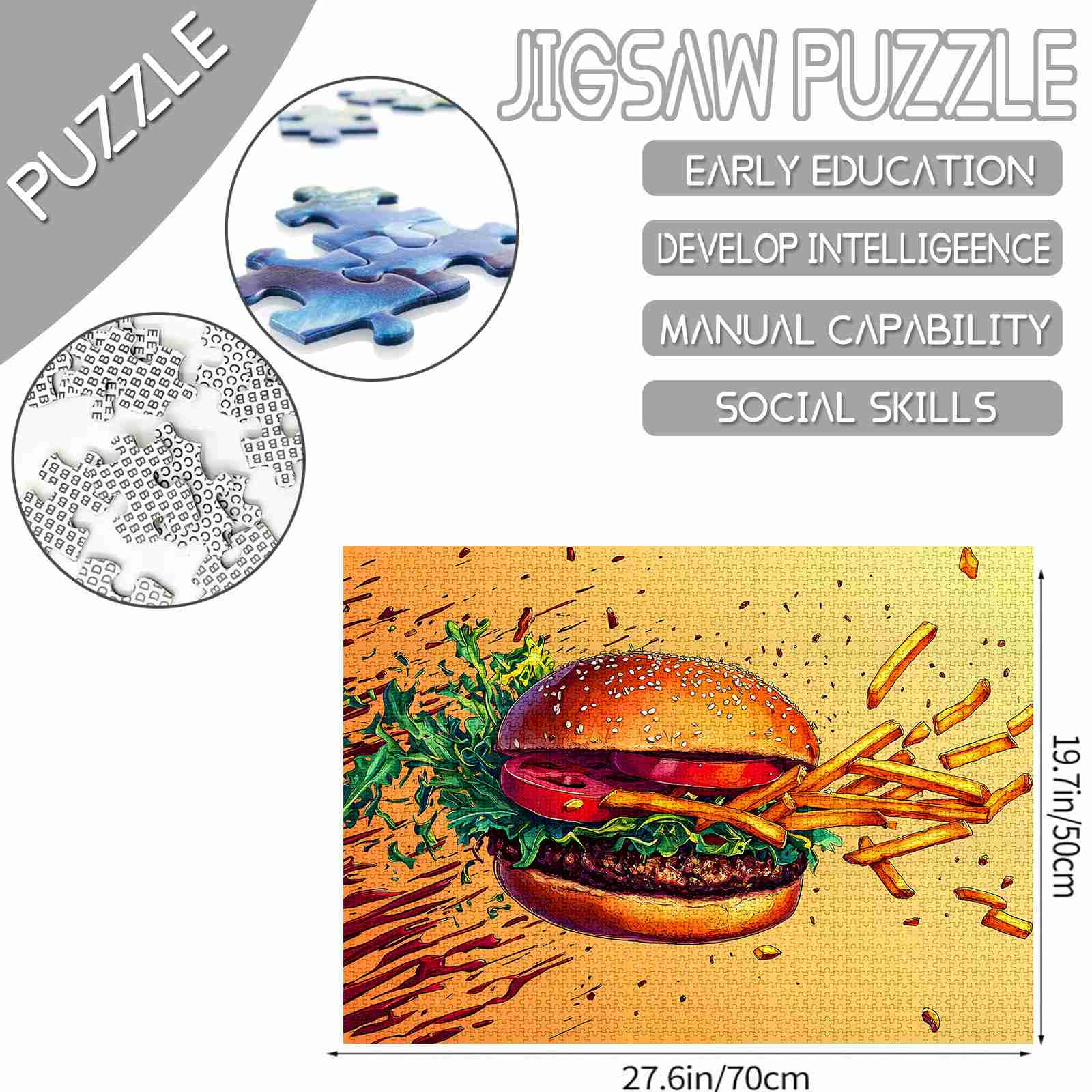tucocoo-jigsaw-puzzles-burger-und-pommes-puzzle-1000-teile image 4