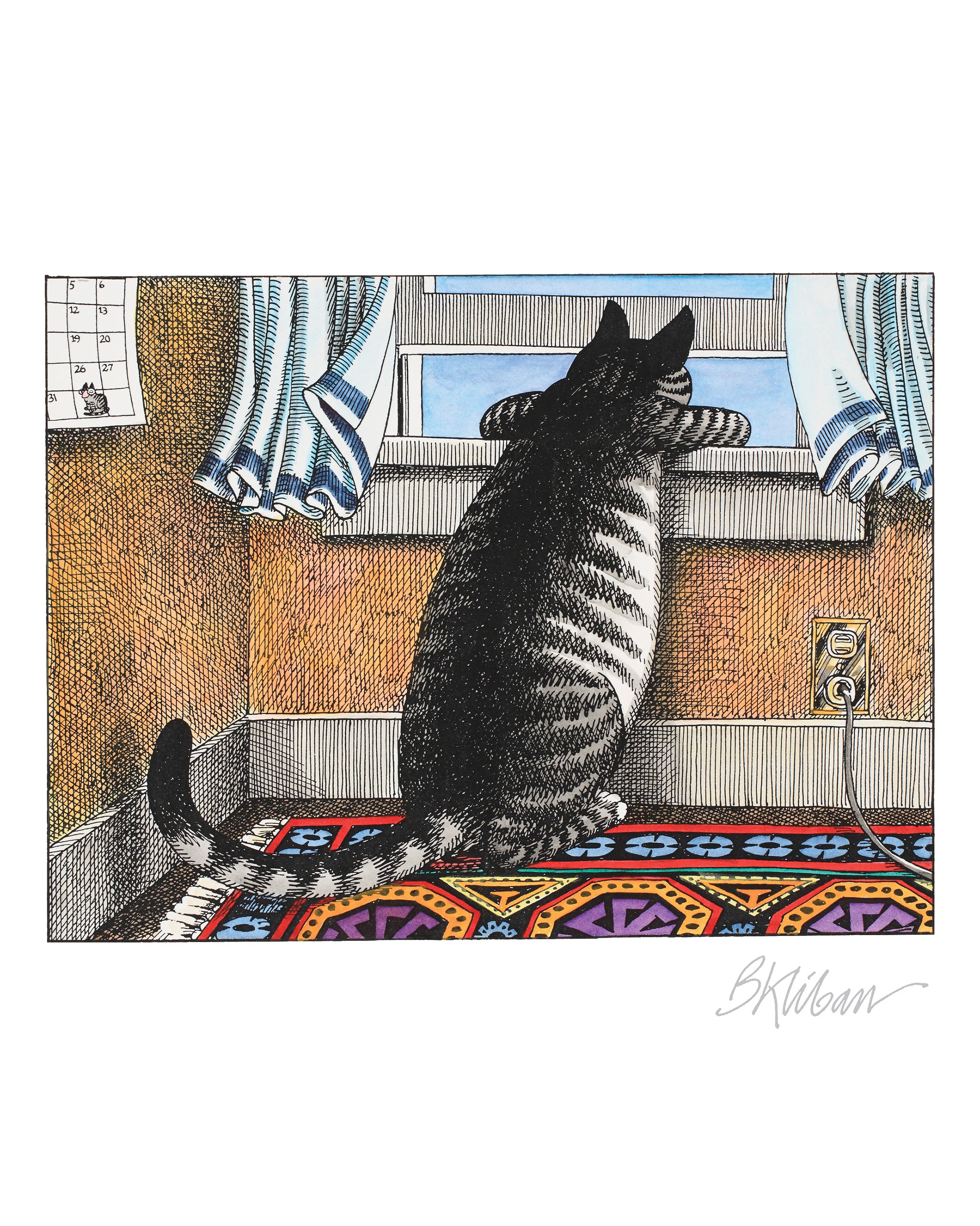 pomegranate-b-kliban-catcalendar-mini-wandkalender-2027 image 2