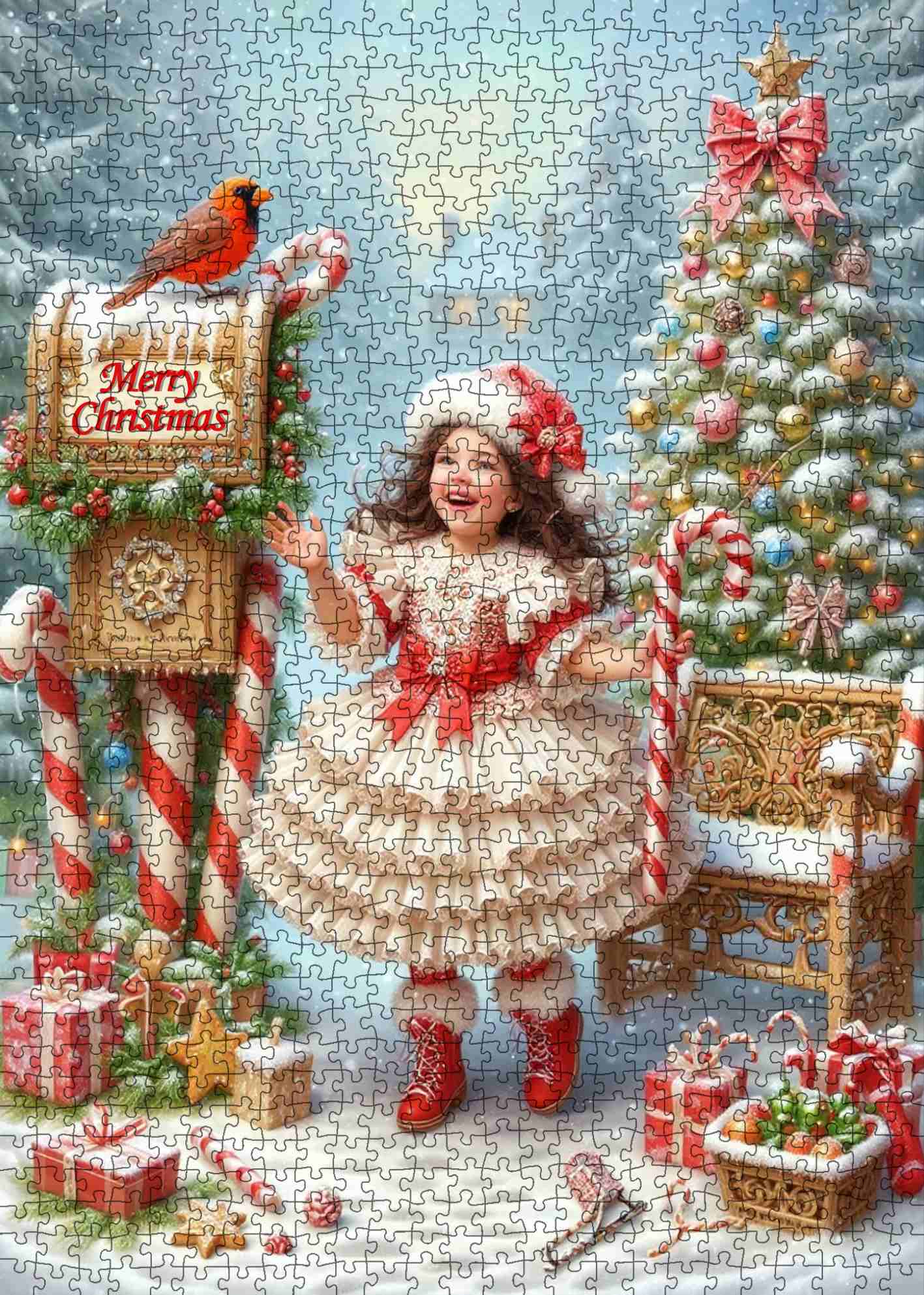 tucocoo-little-girl-s-christmas-wish-puzzle-1000-teile-weihnachten image 2