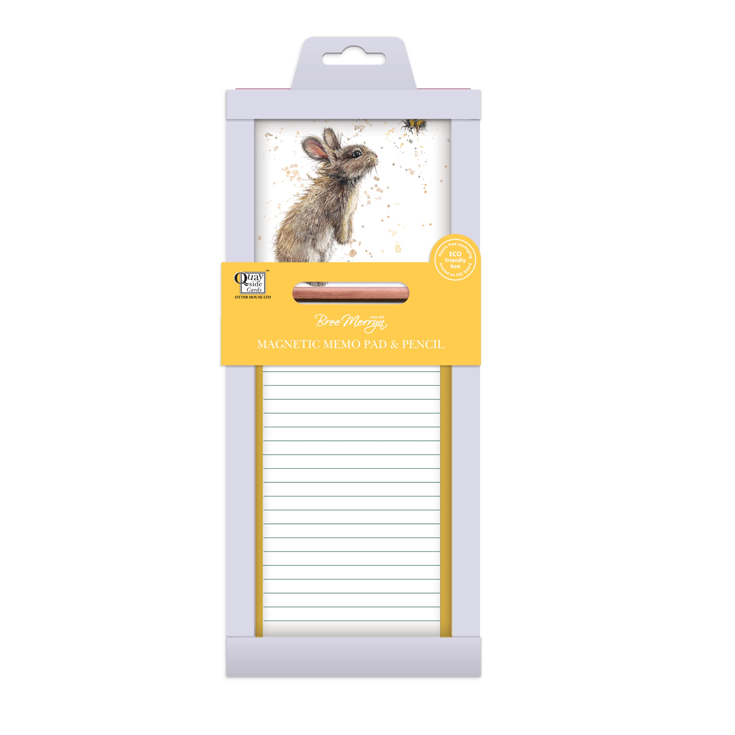 otter-house-bugsy-bumble-magnet-notizblock-mit-stift image 2