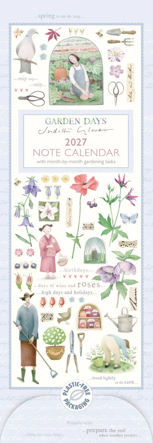 otter-house-garden-days-slim-kalender-2027-wandkalender image 1