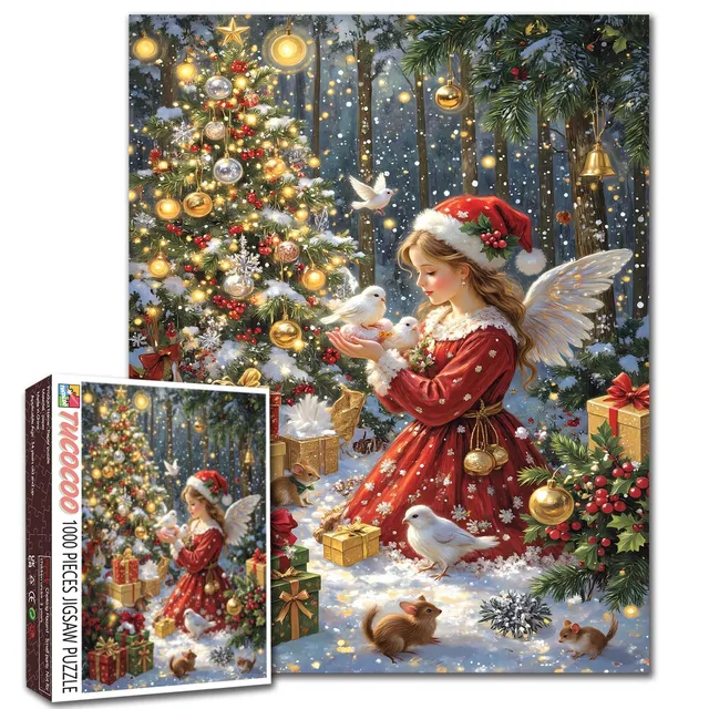 tucocoo-christmas-angel-jigsaw-puzzle-1000-teile-engel image 1