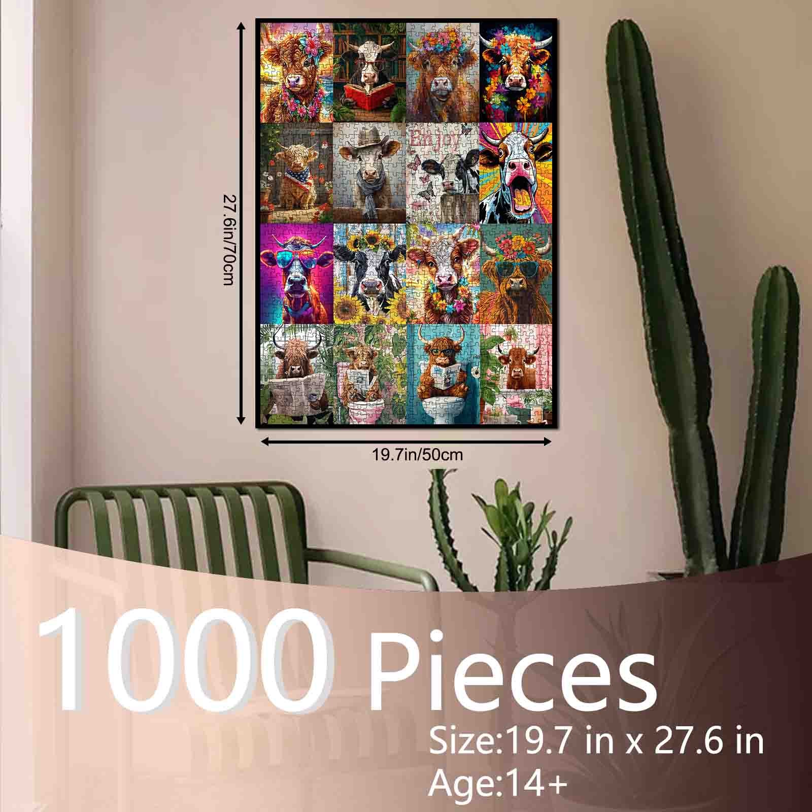 tucocoo-funny-cow-portrait-puzzle-1000-teile-k-he image 5