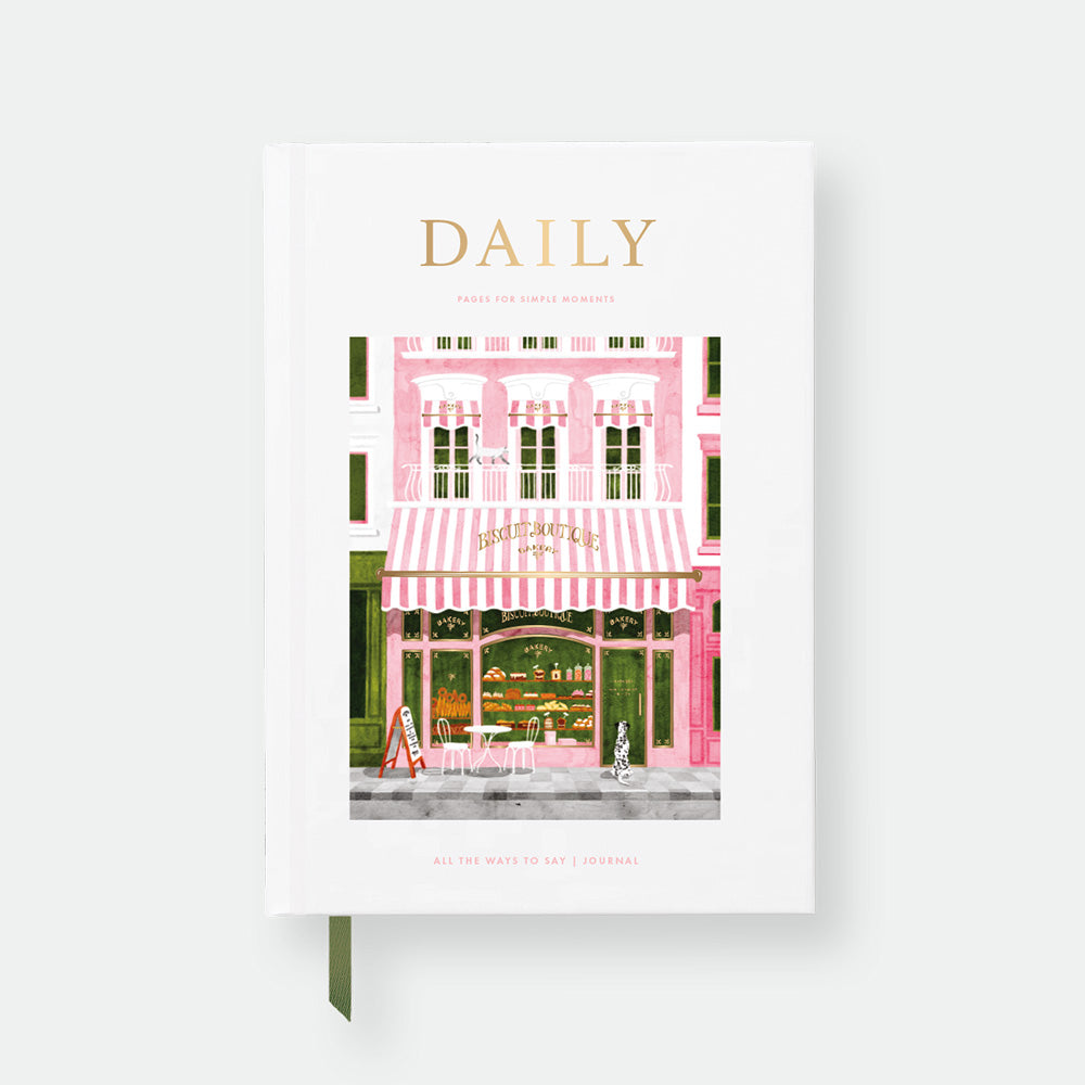 all-the-ways-to-say-daily-bakery-notizbuch-a5-liniert-goldfolie image 1