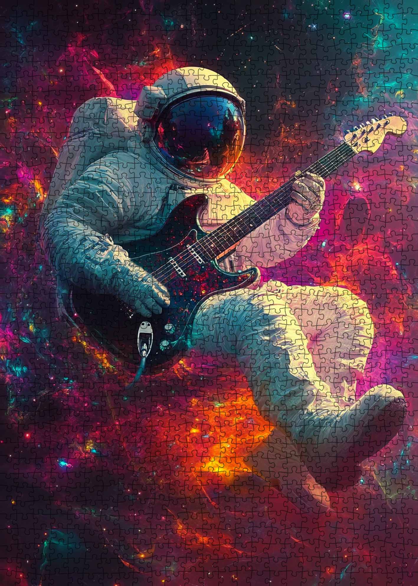 tucocoo-cosmic-guitar-astronaut-puzzle-1000-teile-weltraum image 2