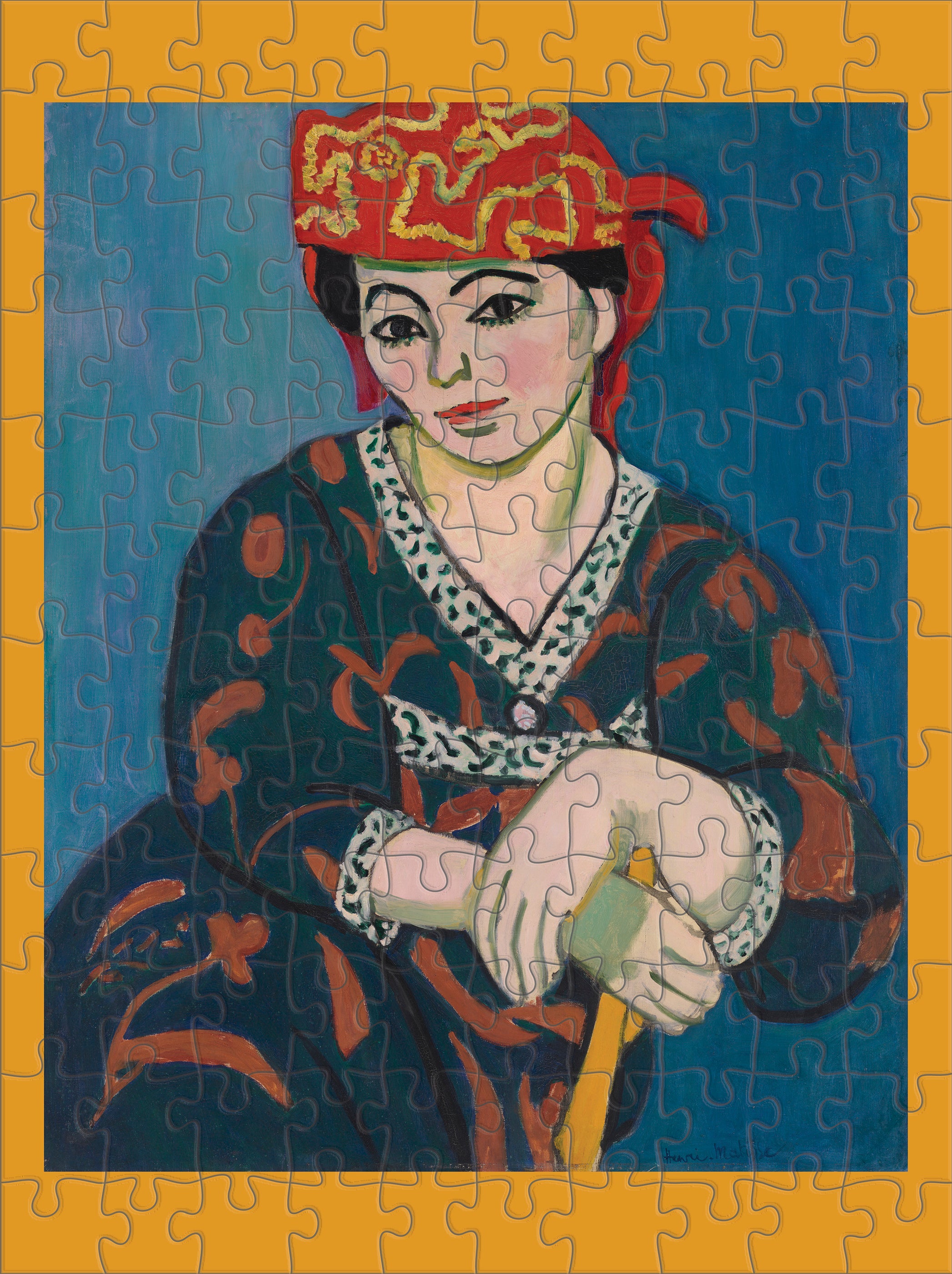 pomegranate-henri-matisse-puzzle-120-teile-doppelseitig-set image 3