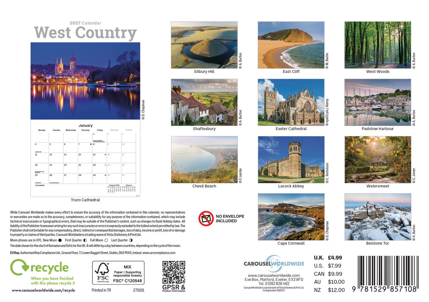 otter-house-west-country-a5-kalender-2027-region image 2