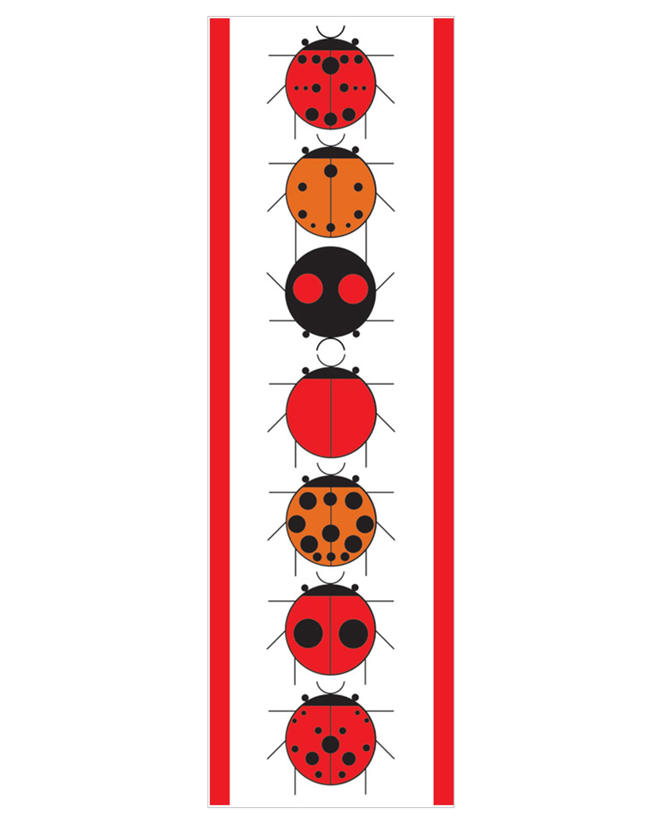 pomegranate-bookmarks-charley-harper-ladybug-sampler-lesezeichen image 1