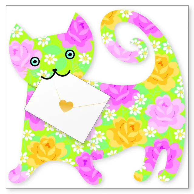 otter-house-special-delivery-gru-karte-katze-rose-3d image 1