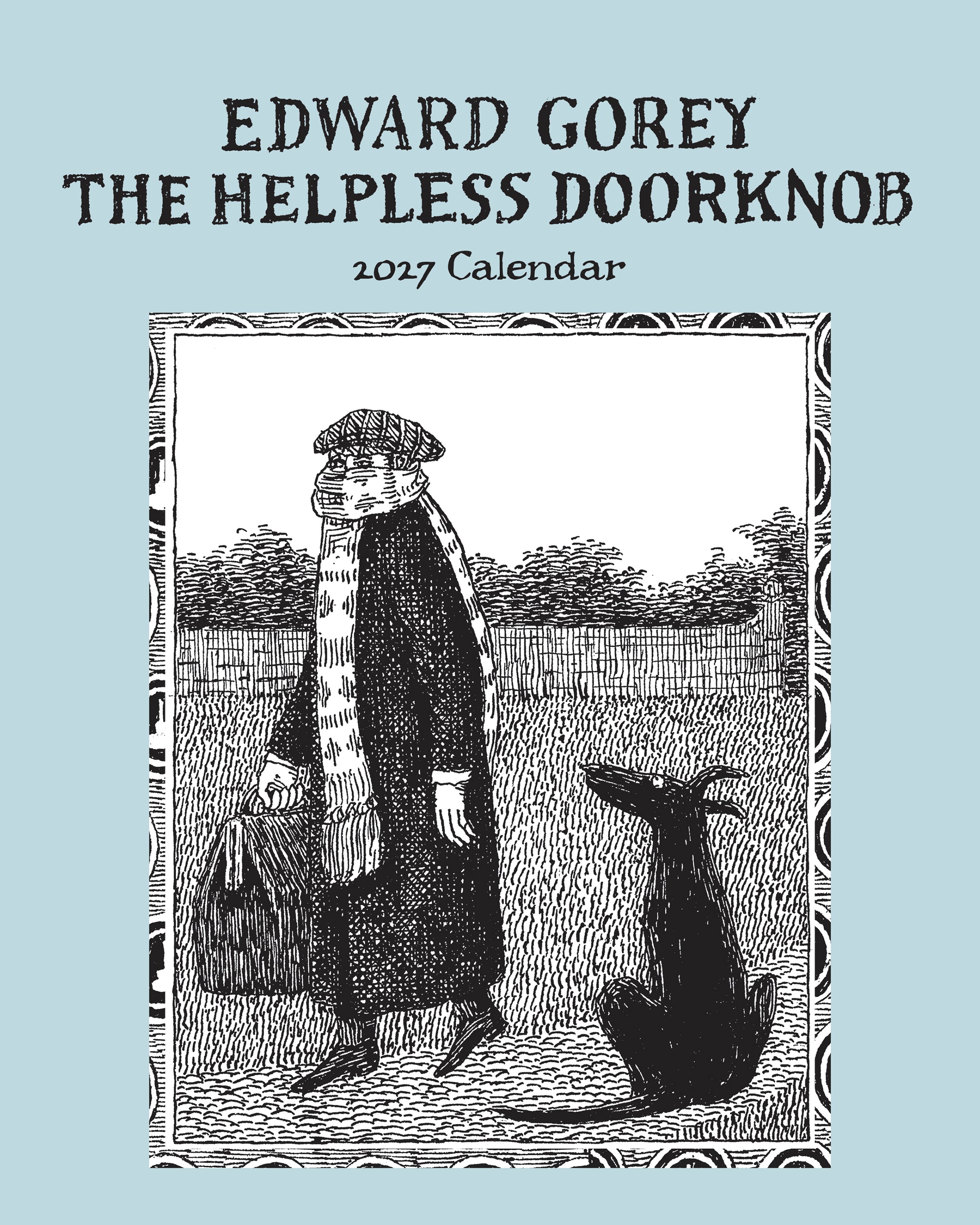 pomegranate-edward-gorey-helpless-doorknob-mini-kalender-2027 image 1