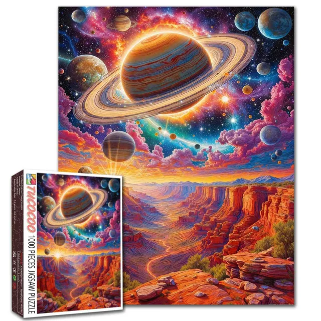 tucocoo-cosmic-saturn-canyon-puzzle-1000-teile-weltall image 1