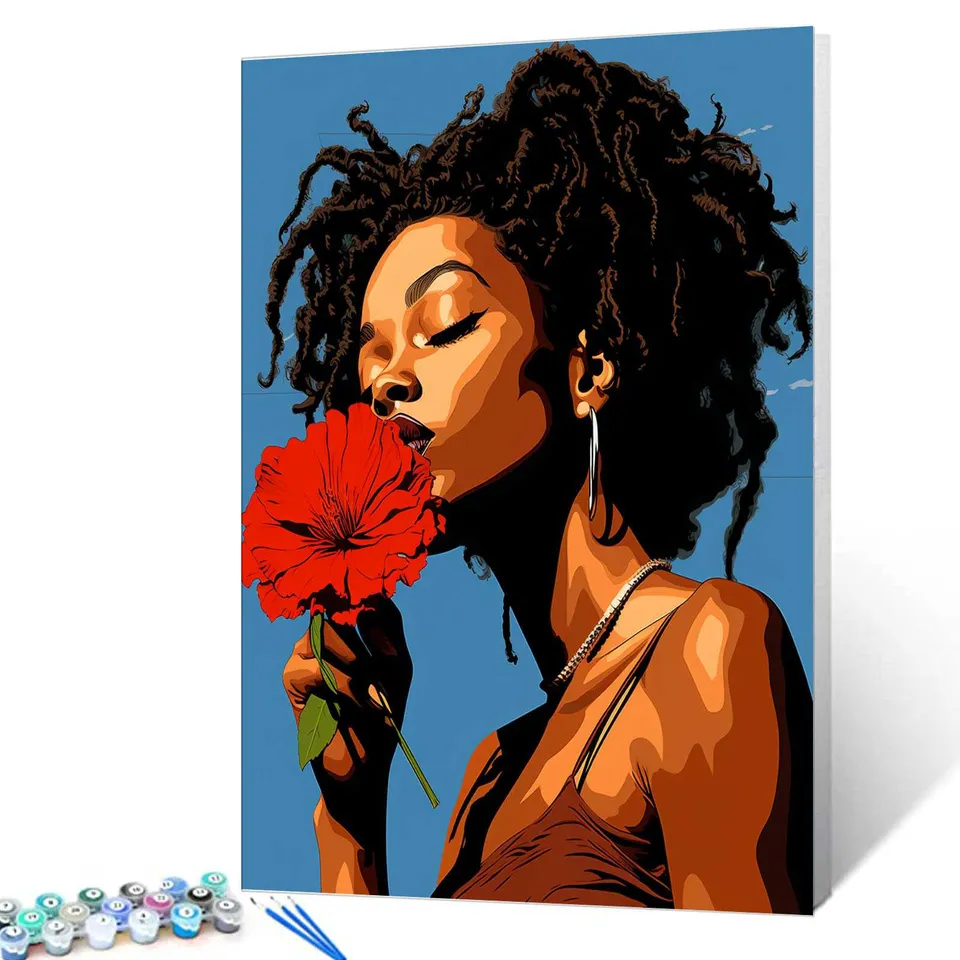 tucocoo-stylish-woman-malen-nach-zahlen-40x50-cm-ohne-rahmen image 1